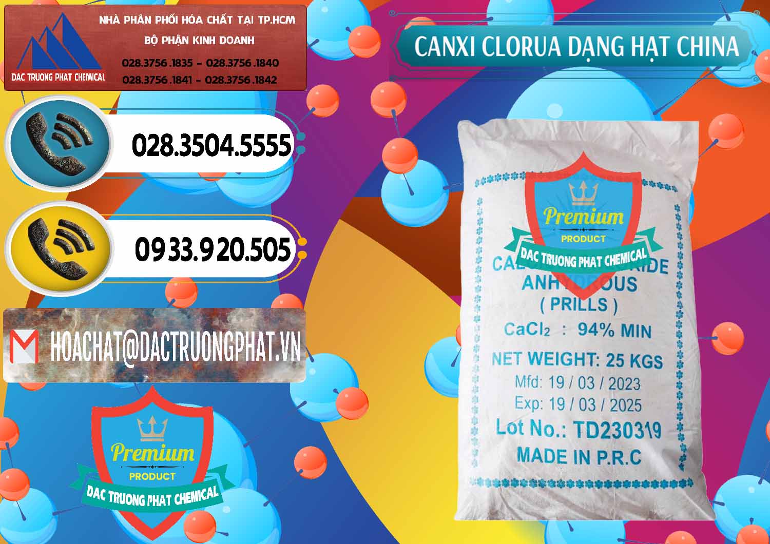 Nơi cung cấp _ bán CaCl2 – Canxi Clorua 94% Dạng Hạt Trung Quốc China - 0373 - Nhà cung cấp ( phân phối ) hóa chất tại TP.HCM - hoachatdetnhuom.vn
