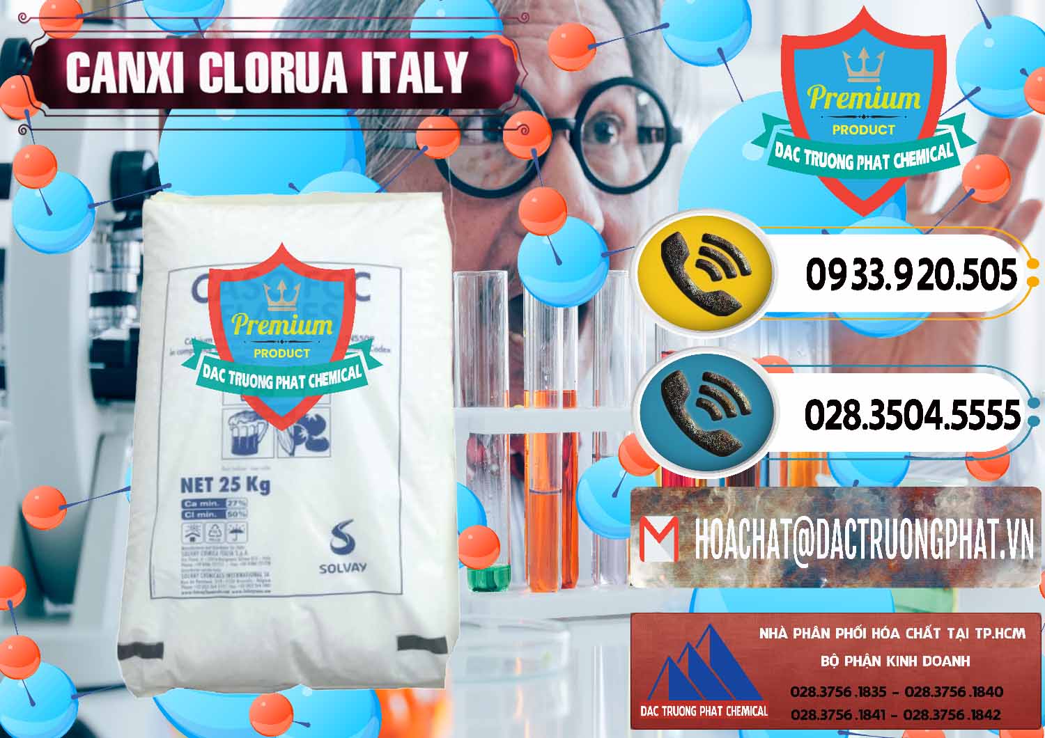 Cty chuyên bán ( cung cấp ) CaCl2 – Canxi Clorua Food Grade Ý Italy - 0435 - Cung cấp - bán hóa chất tại TP.HCM - hoachatdetnhuom.vn