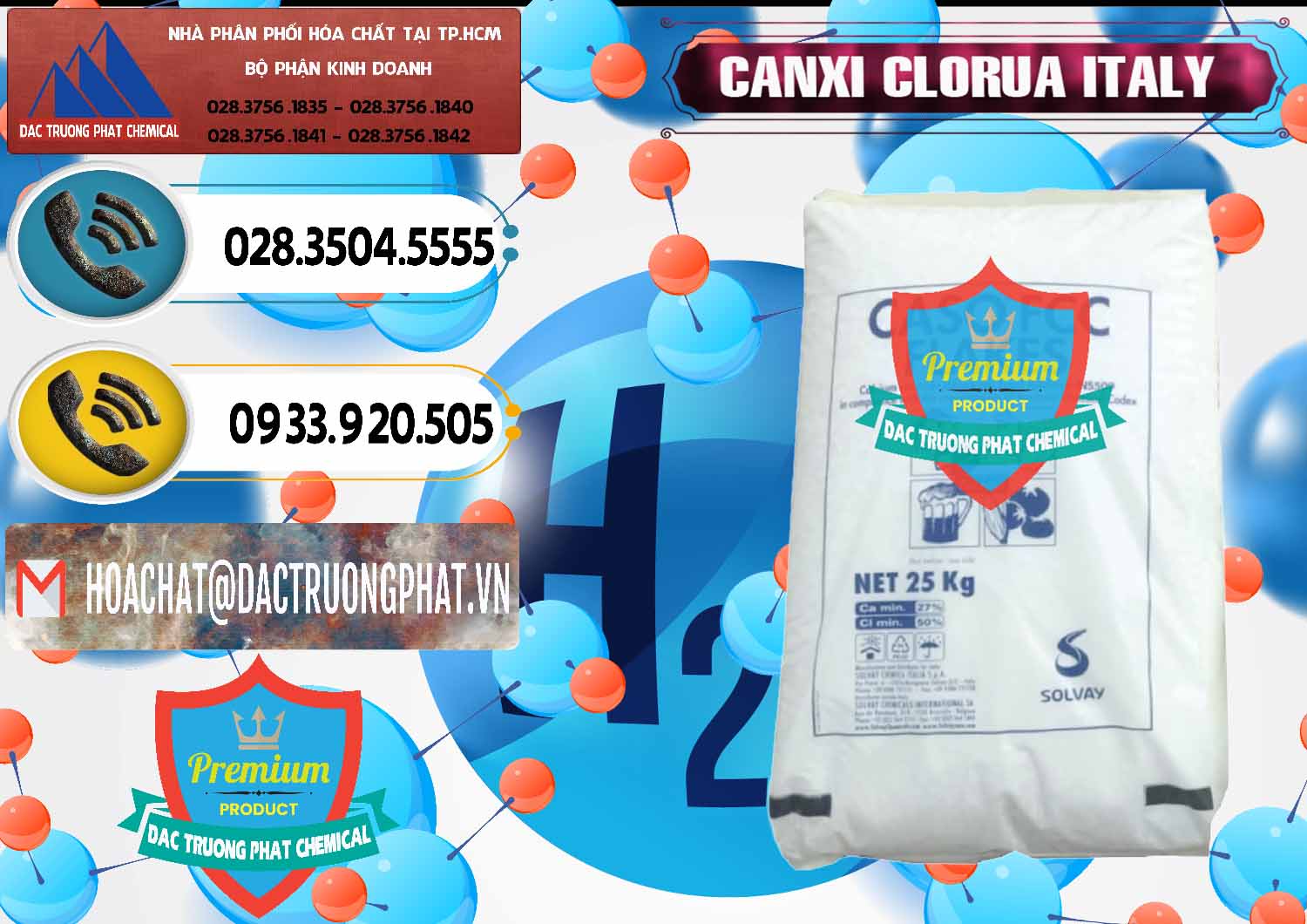 Công ty cung ứng và bán CaCl2 – Canxi Clorua Food Grade Ý Italy - 0435 - Nơi chuyên kinh doanh ( cung cấp ) hóa chất tại TP.HCM - hoachatdetnhuom.vn