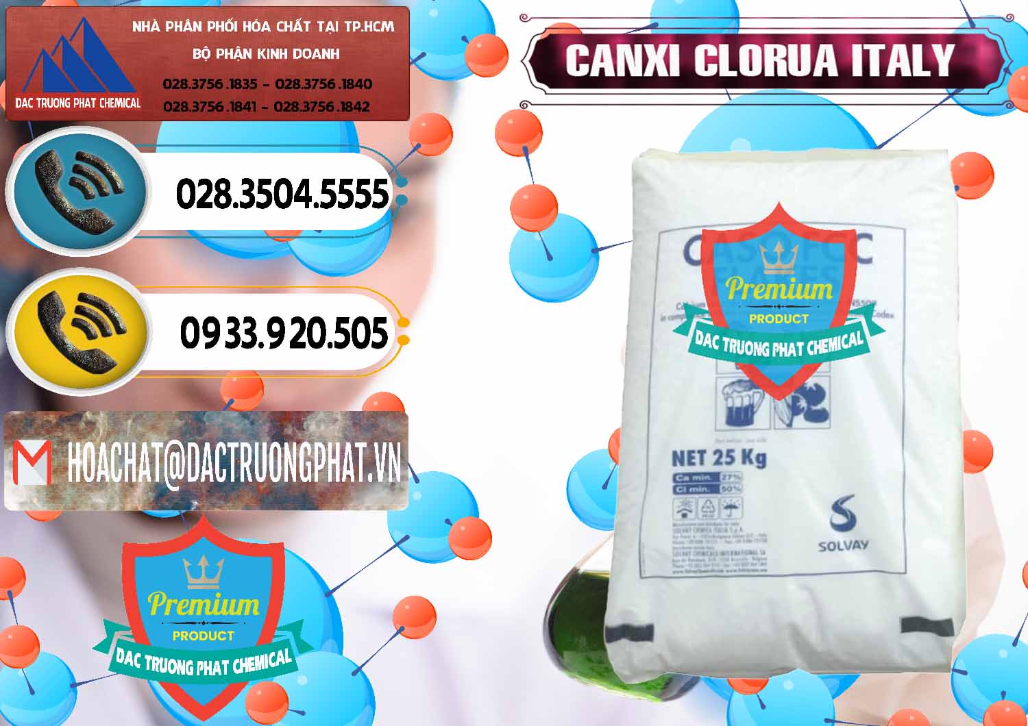 Cung ứng ( bán ) CaCl2 – Canxi Clorua Food Grade Ý Italy - 0435 - Nơi chuyên kinh doanh và cung cấp hóa chất tại TP.HCM - hoachatdetnhuom.vn