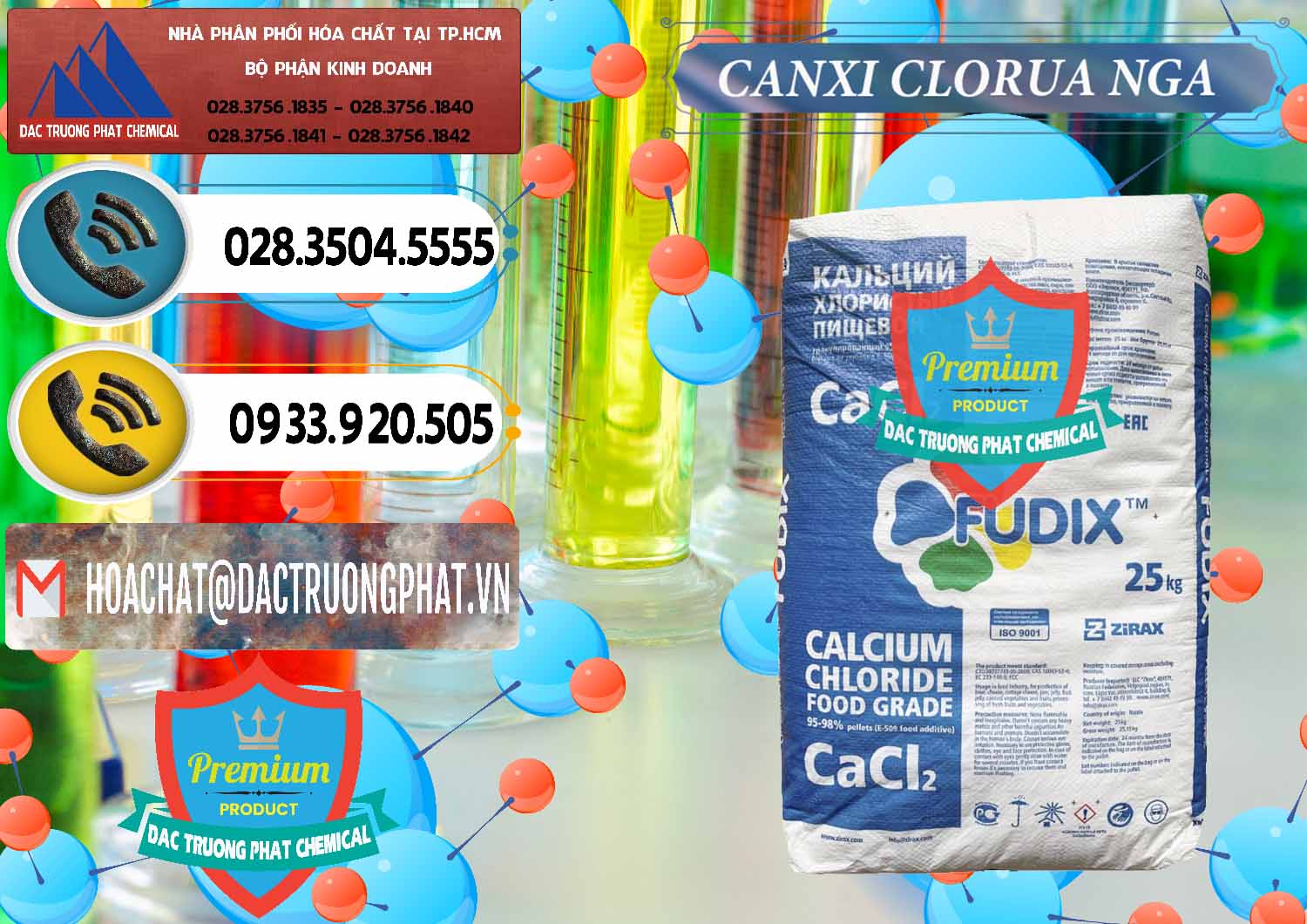 Nơi cung ứng - bán CaCl2 – Canxi Clorua Nga Russia - 0430 - Cty chuyên cung cấp - kinh doanh hóa chất tại TP.HCM - hoachatdetnhuom.vn