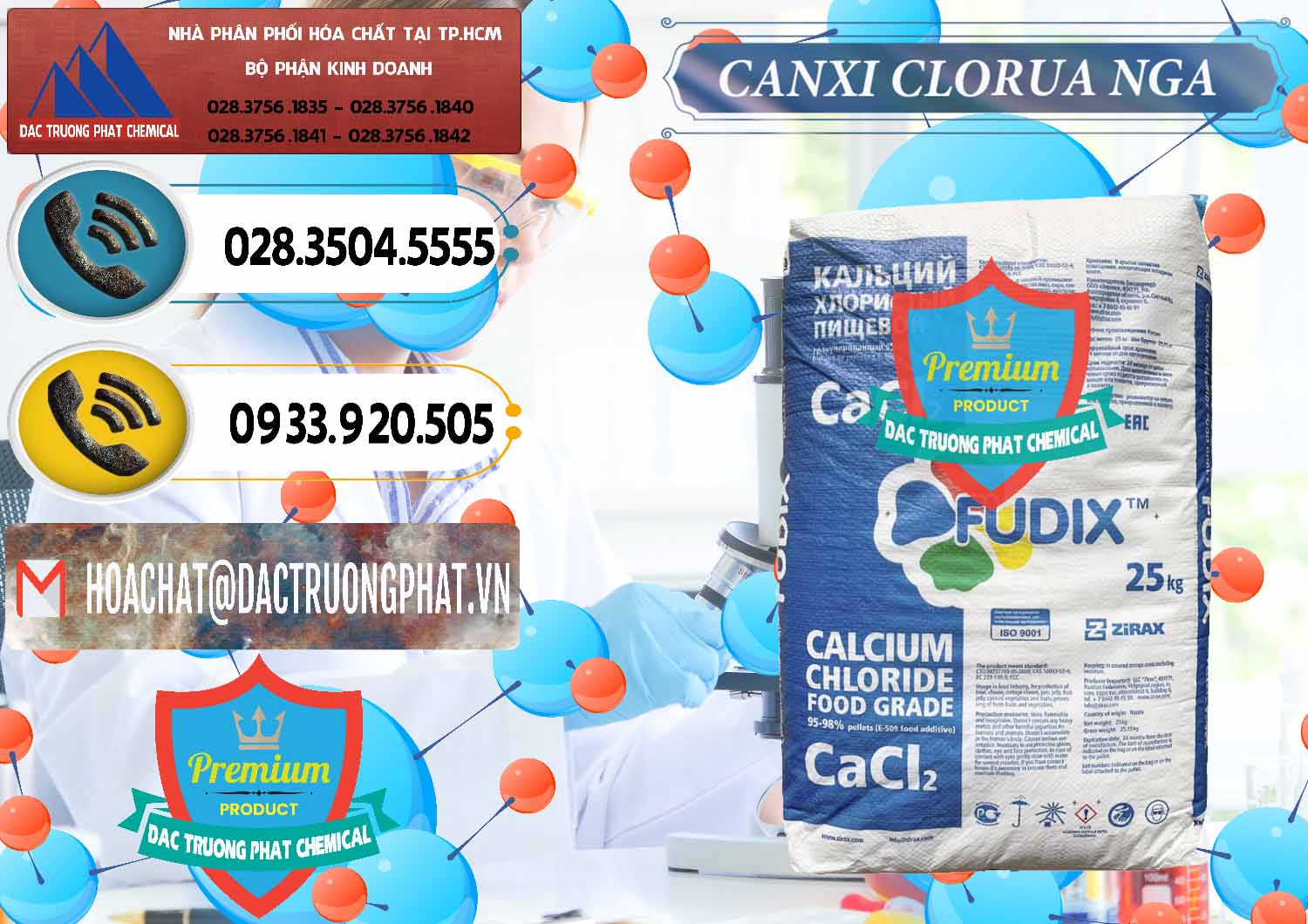 Công ty cung cấp - bán CaCl2 – Canxi Clorua Nga Russia - 0430 - Phân phối ( nhập khẩu ) hóa chất tại TP.HCM - hoachatdetnhuom.vn