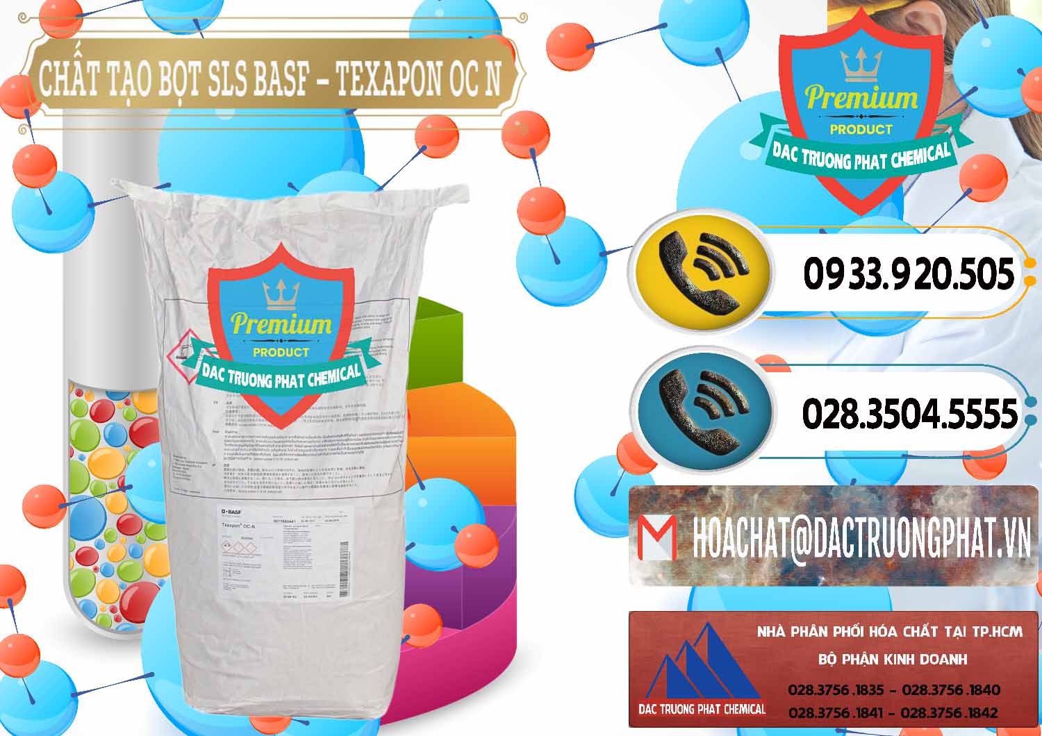 Đơn vị chuyên nhập khẩu và bán Chất Tạo Bọt SLS - Sodium Lauryl Sulfate BASF Texapon OC N - 0049 - Cung ứng - phân phối hóa chất tại TP.HCM - hoachatdetnhuom.vn