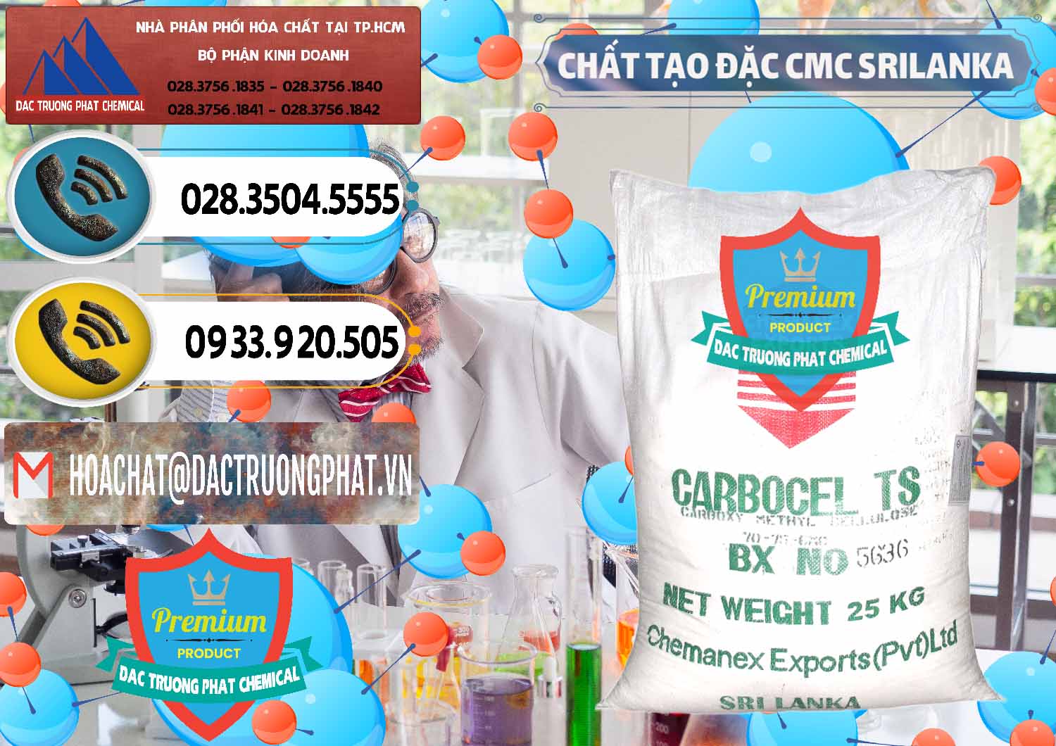 Chuyên kinh doanh & bán Chất Tạo Đặc CMC - Carboxyl Methyl Cellulose Srilanka - 0045 - Nhà cung cấp - nhập khẩu hóa chất tại TP.HCM - hoachatdetnhuom.vn