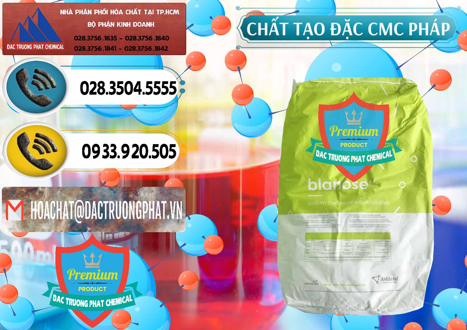 Nơi kinh doanh - bán Chất Tạo Đặc CMC - Carboxyl Methyl Cellulose Pháp France - 0394 - Cty phân phối - cung cấp hóa chất tại TP.HCM - hoachatdetnhuom.vn