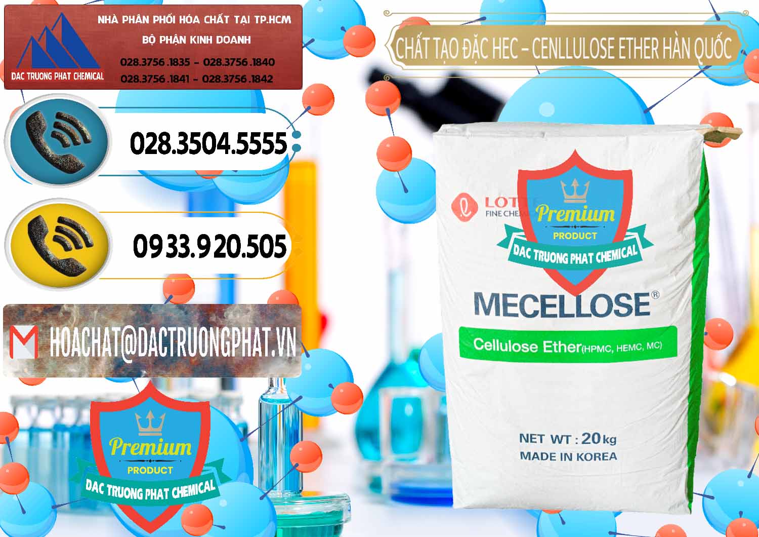 Chuyên kinh doanh - bán Chất Tạo Đặc Hec Mecellose – Cenllulose Ether Lotte Hàn Quốc Korea - 0050 - Đơn vị chuyên phân phối ( bán ) hóa chất tại TP.HCM - hoachatdetnhuom.vn