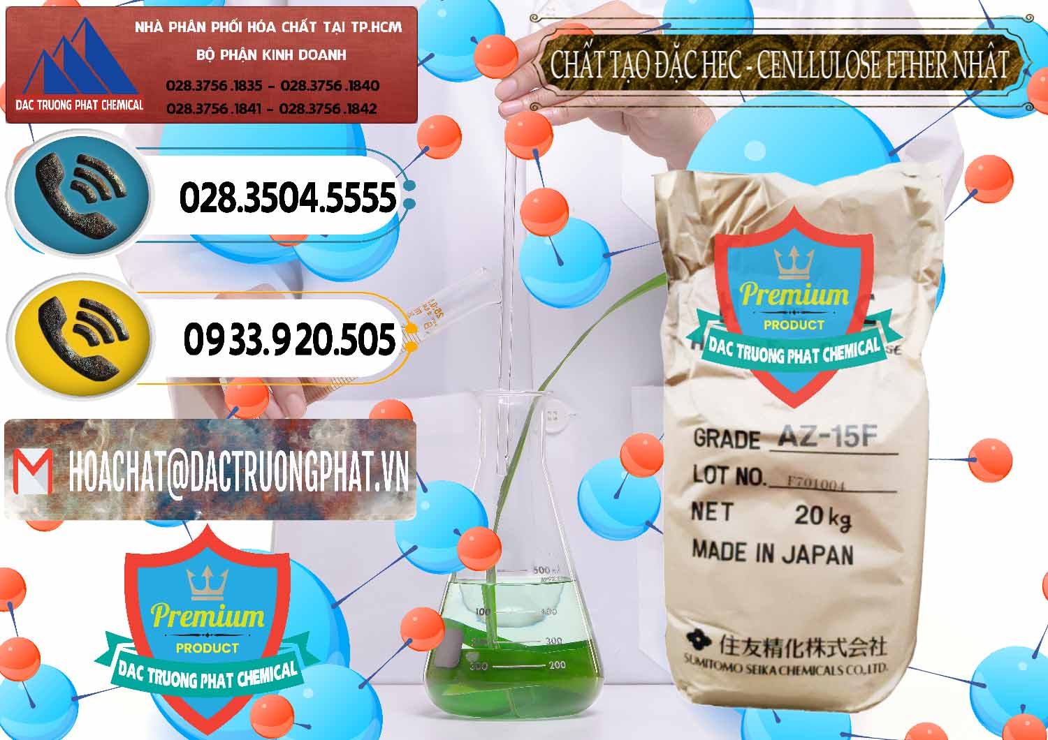 Đơn vị bán và phân phối Chất Tạo Đặc Hec Mecellose – Cenllulose Ether Nhật Bản Japan - 0367 - Nơi chuyên phân phối ( kinh doanh ) hóa chất tại TP.HCM - hoachatdetnhuom.vn