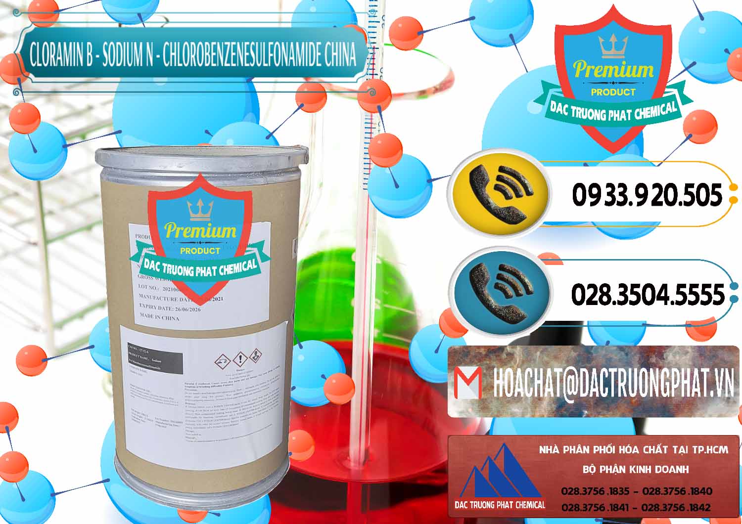 Cty cung ứng và bán Cloramin B Khử Trùng, Diệt Khuẩn Trung Quốc China - 0298 - Cung cấp & nhập khẩu hóa chất tại TP.HCM - hoachatdetnhuom.vn