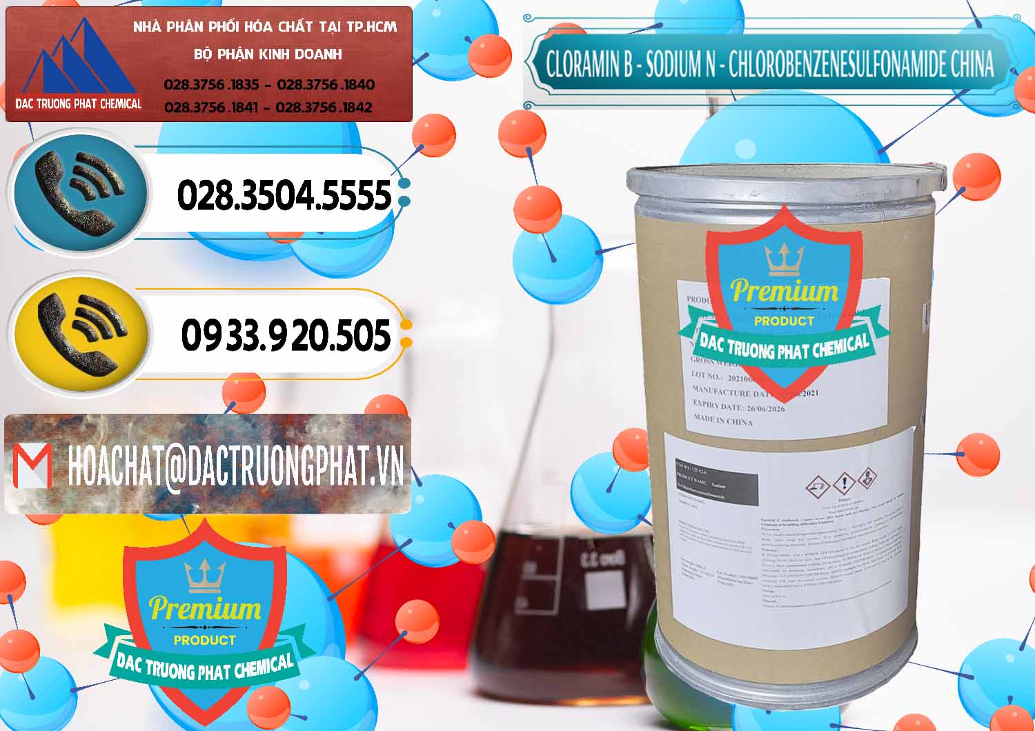 Công ty chuyên bán và cung ứng Cloramin B Khử Trùng, Diệt Khuẩn Trung Quốc China - 0298 - Công ty phân phối & cung cấp hóa chất tại TP.HCM - hoachatdetnhuom.vn