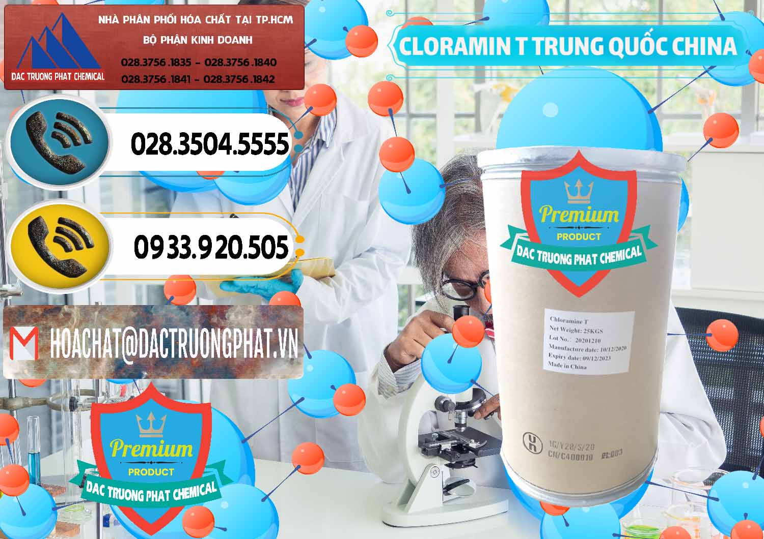 Nơi kinh doanh _ bán Cloramin T Khử Trùng, Diệt Khuẩn Trung Quốc China - 0301 - Công ty cung cấp ( kinh doanh ) hóa chất tại TP.HCM - hoachatdetnhuom.vn