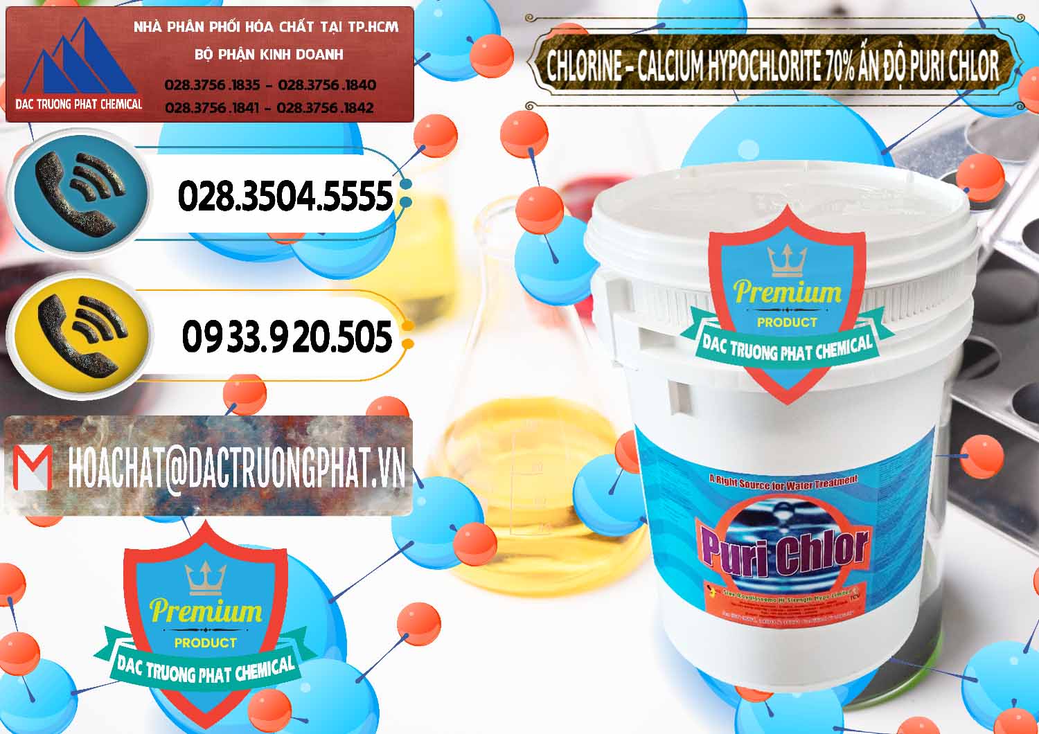 Công ty bán - phân phối Chlorine – Clorin 70% Puri Chlo Ấn Độ India - 0123 - Đơn vị chuyên nhập khẩu _ phân phối hóa chất tại TP.HCM - hoachatdetnhuom.vn