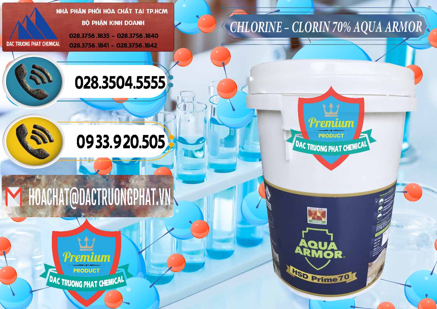 Nơi chuyên cung ứng ( bán ) Chlorine – Clorin 70% Aqua Armor Aditya Birla Grasim Ấn Độ India - 0241 - Chuyên kinh doanh - cung cấp hóa chất tại TP.HCM - hoachatdetnhuom.vn