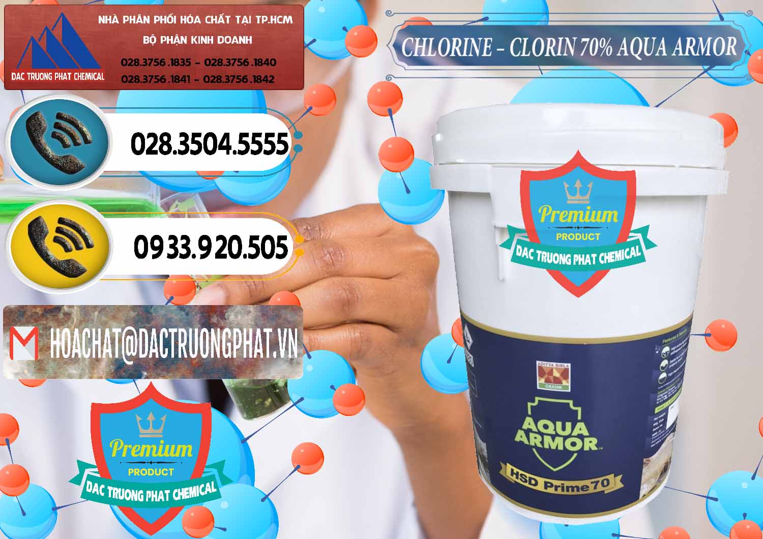 Công ty nhập khẩu ( bán ) Chlorine – Clorin 70% Aqua Armor Aditya Birla Grasim Ấn Độ India - 0241 - Chuyên nhập khẩu - phân phối hóa chất tại TP.HCM - hoachatdetnhuom.vn