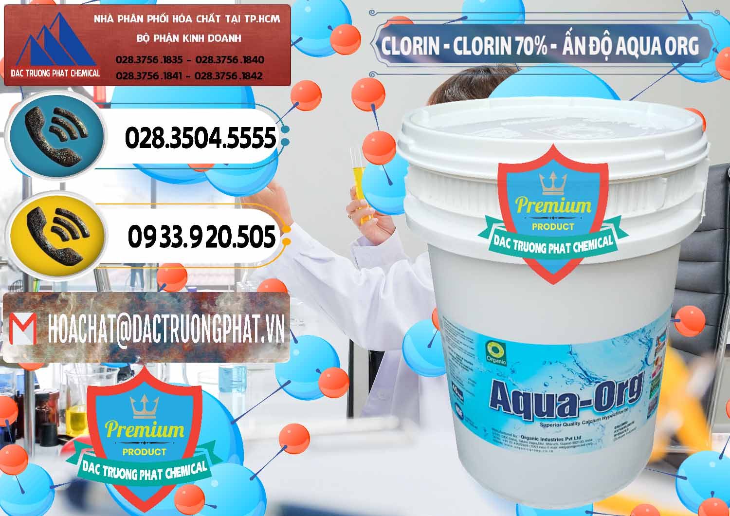 Nơi kinh doanh & bán Chlorine – Clorin Ấn Độ Aqua ORG Organic India - 0051 - Nơi chuyên kinh doanh ( phân phối ) hóa chất tại TP.HCM - hoachatdetnhuom.vn