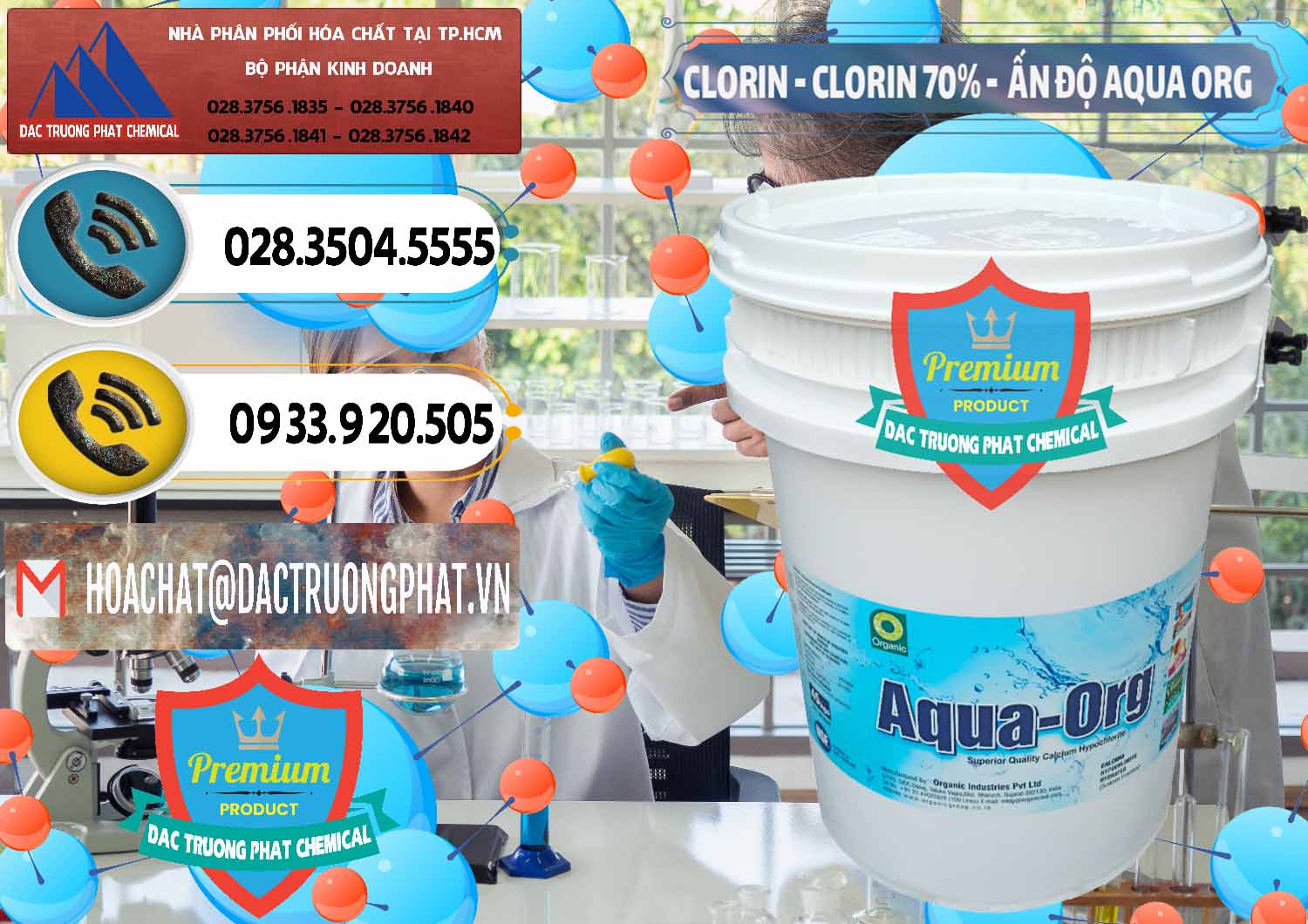 Cty bán - phân phối Chlorine – Clorin Ấn Độ Aqua ORG Organic India - 0051 - Cty bán _ phân phối hóa chất tại TP.HCM - hoachatdetnhuom.vn
