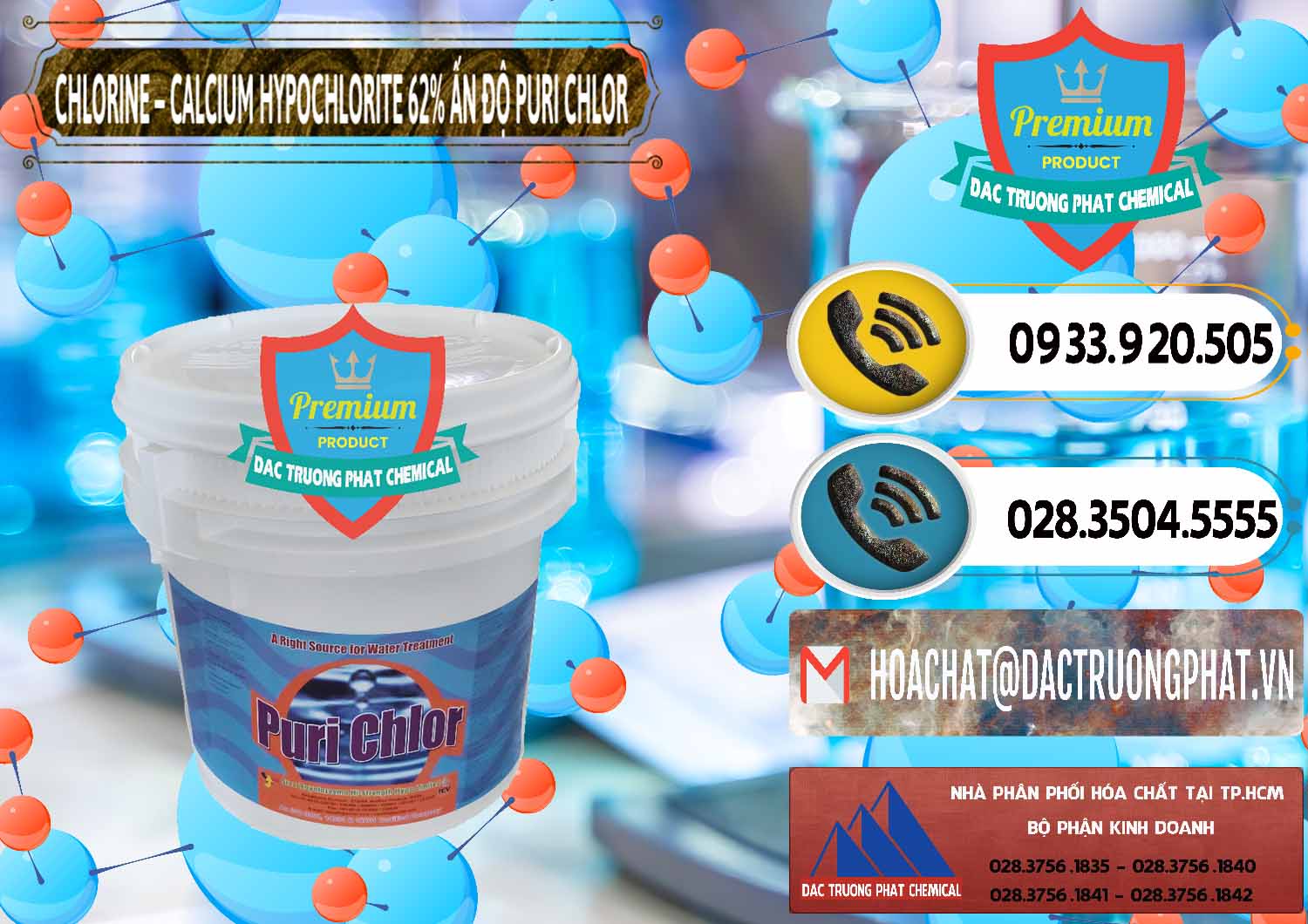 Nơi bán ( phân phối ) Chlorine – Clorin 62% Puri Chlo Ấn Độ India - 0052 - Nhà phân phối & bán hóa chất tại TP.HCM - hoachatdetnhuom.vn