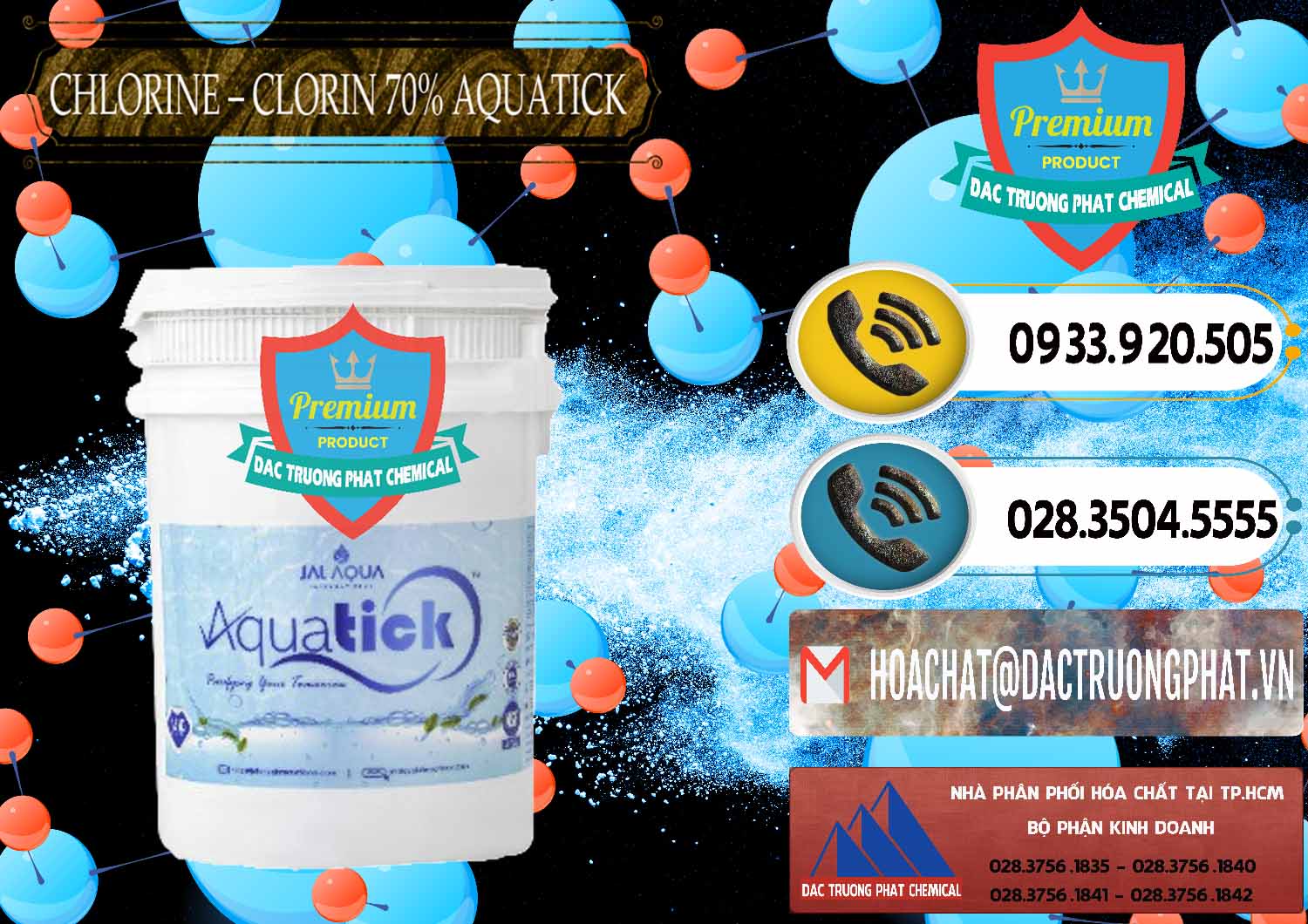 Chuyên cung ứng và bán Chlorine – Clorin 70% Aquatick Thùng Cao Jal Aqua Ấn Độ India - 0237 - Đơn vị phân phối ( bán ) hóa chất tại TP.HCM - hoachatdetnhuom.vn