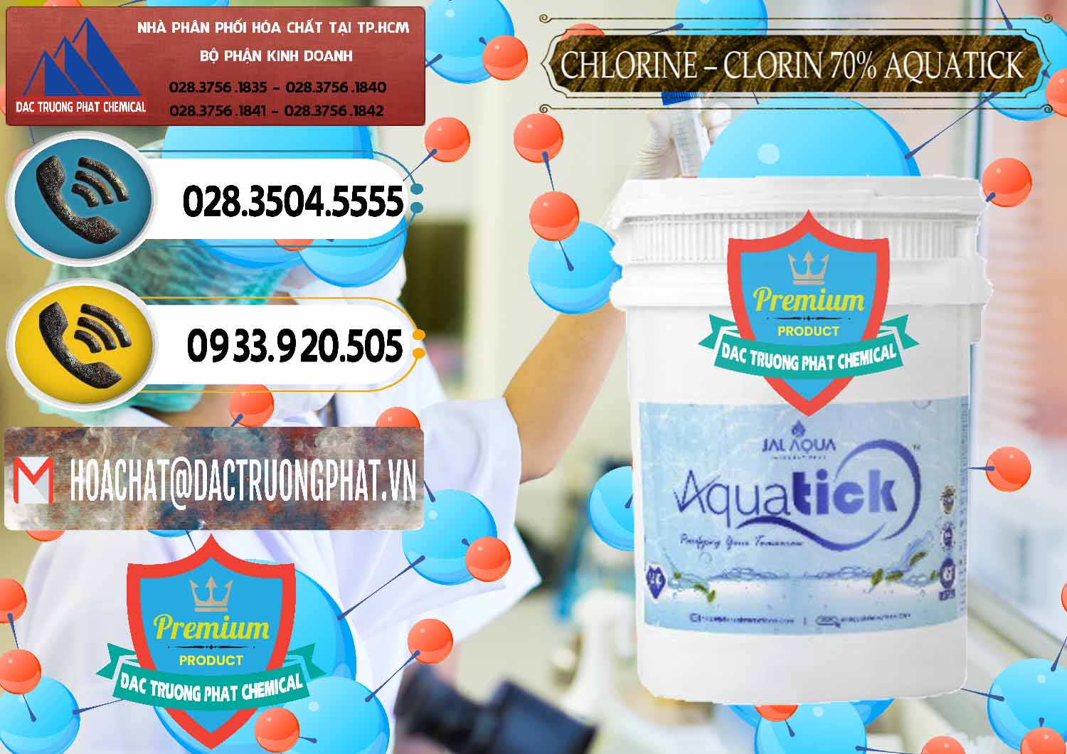 Đơn vị chuyên cung cấp ( bán ) Chlorine – Clorin 70% Aquatick Thùng Cao Jal Aqua Ấn Độ India - 0237 - Cung cấp và kinh doanh hóa chất tại TP.HCM - hoachatdetnhuom.vn