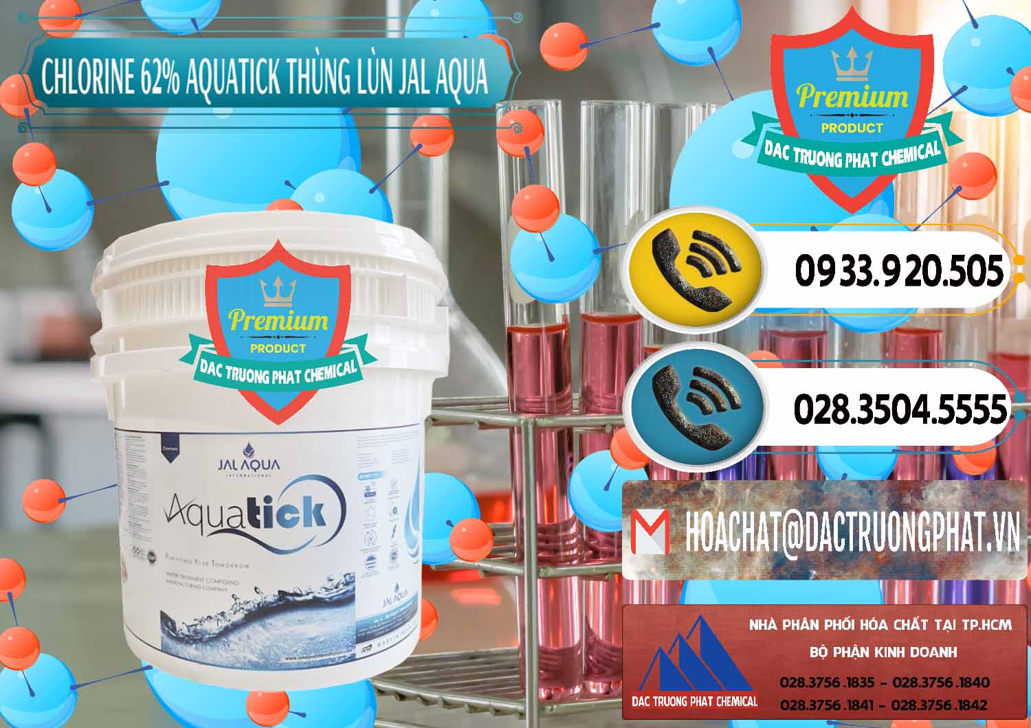 Đơn vị chuyên kinh doanh ( bán ) Chlorine – Clorin 62% Aquatick Thùng Lùn Jal Aqua Ấn Độ India - 0238 - Công ty chuyên nhập khẩu và cung cấp hóa chất tại TP.HCM - hoachatdetnhuom.vn