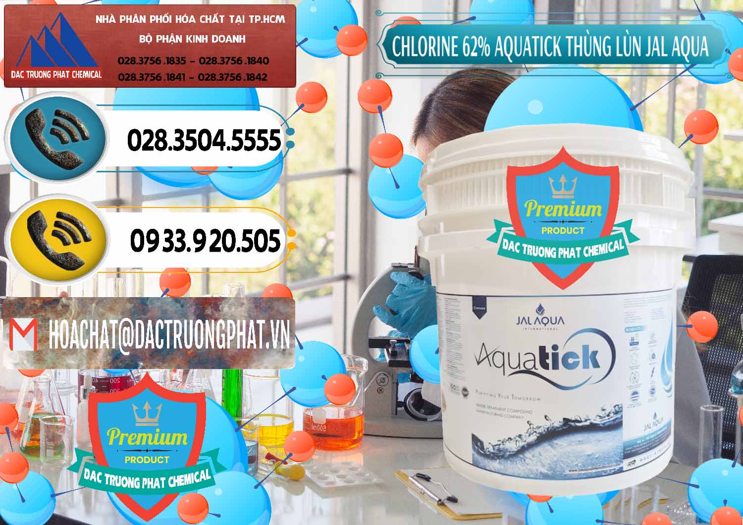 Chuyên bán & phân phối Chlorine – Clorin 62% Aquatick Thùng Lùn Jal Aqua Ấn Độ India - 0238 - Chuyên bán _ phân phối hóa chất tại TP.HCM - hoachatdetnhuom.vn