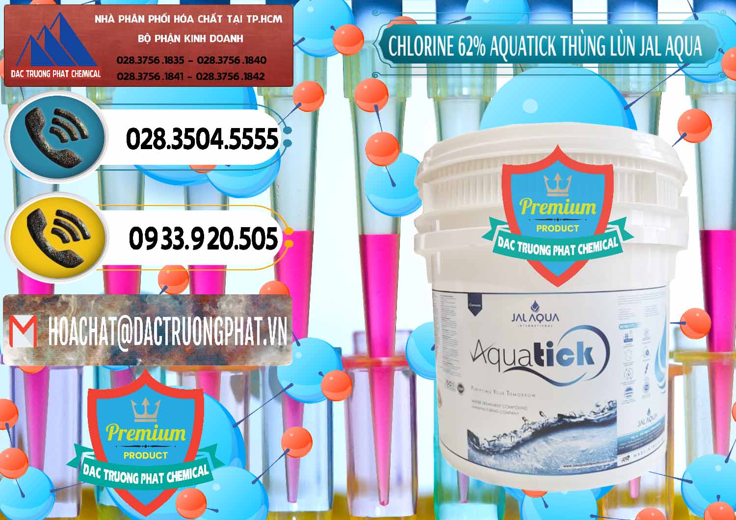 Đơn vị chuyên bán ( cung cấp ) Chlorine – Clorin 62% Aquatick Thùng Lùn Jal Aqua Ấn Độ India - 0238 - Phân phối - cung ứng hóa chất tại TP.HCM - hoachatdetnhuom.vn