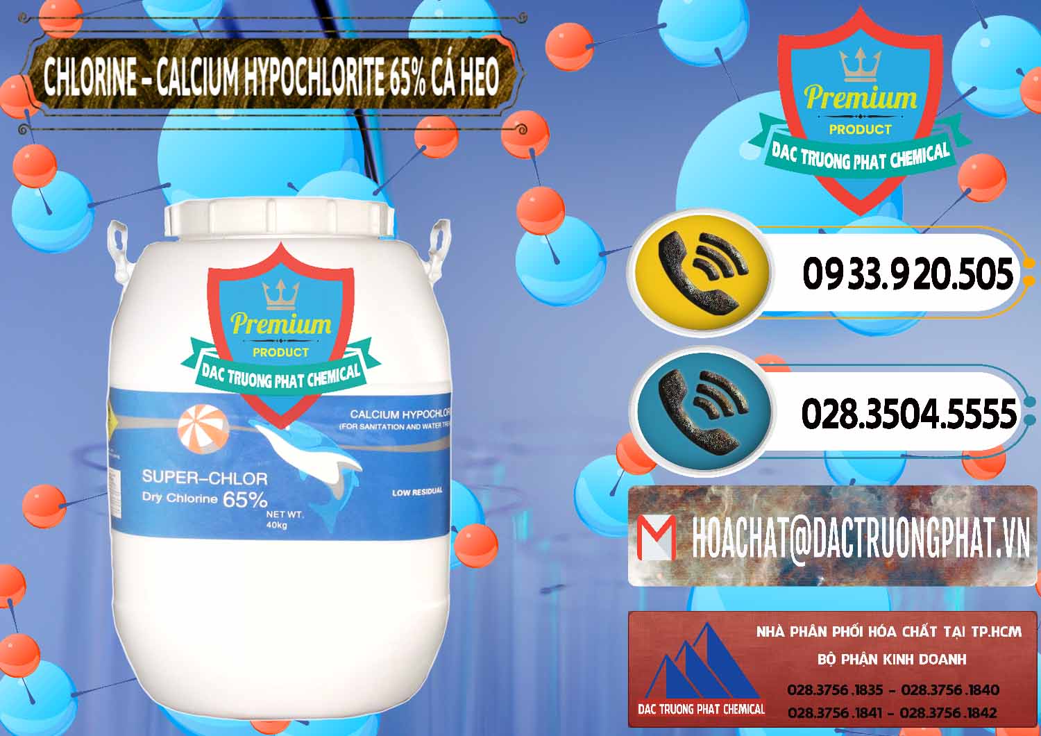 Cty chuyên cung ứng và bán Clorin - Chlorine Cá Heo 65% Trung Quốc China - 0053 - Nhà phân phối ( kinh doanh ) hóa chất tại TP.HCM - hoachatdetnhuom.vn