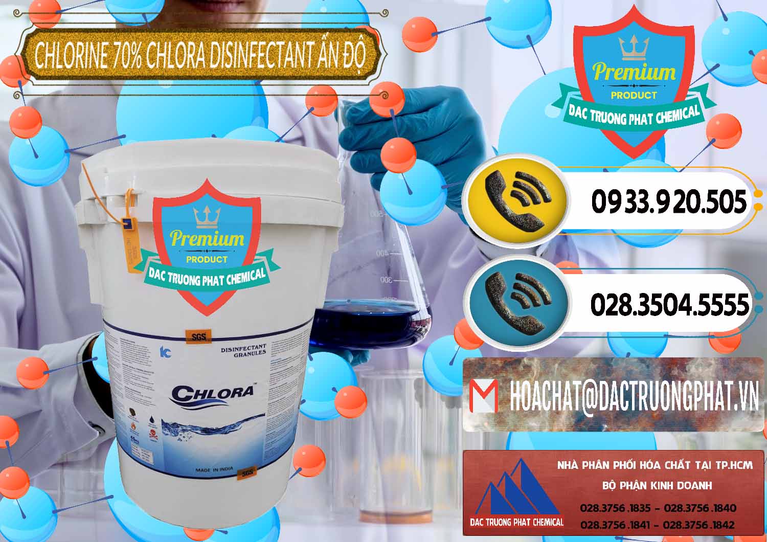 Cty kinh doanh _ bán Chlorine – Clorin 70% Chlora Disinfectant Ấn Độ India - 0213 - Cty cung cấp & bán hóa chất tại TP.HCM - hoachatdetnhuom.vn