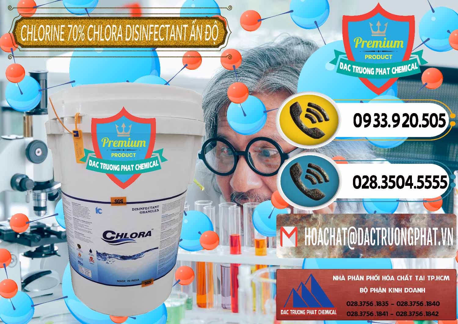 Đơn vị chuyên kinh doanh _ bán Chlorine – Clorin 70% Chlora Disinfectant Ấn Độ India - 0213 - Kinh doanh & cung cấp hóa chất tại TP.HCM - hoachatdetnhuom.vn