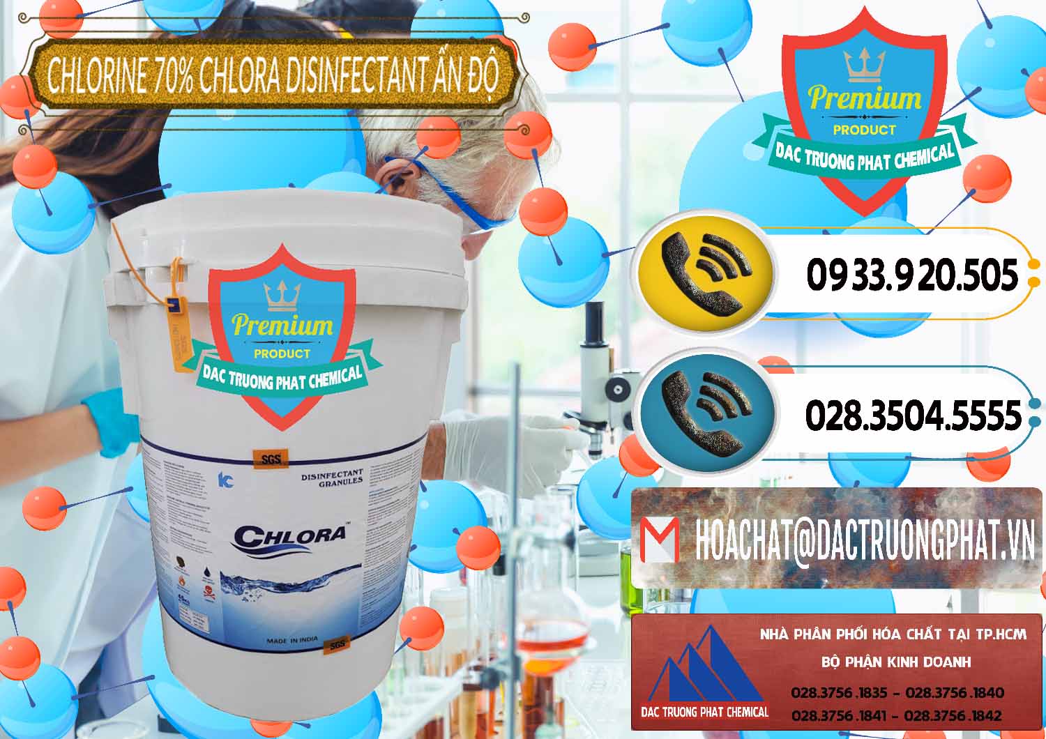Công ty bán & phân phối Chlorine – Clorin 70% Chlora Disinfectant Ấn Độ India - 0213 - Đơn vị chuyên bán - cung cấp hóa chất tại TP.HCM - hoachatdetnhuom.vn