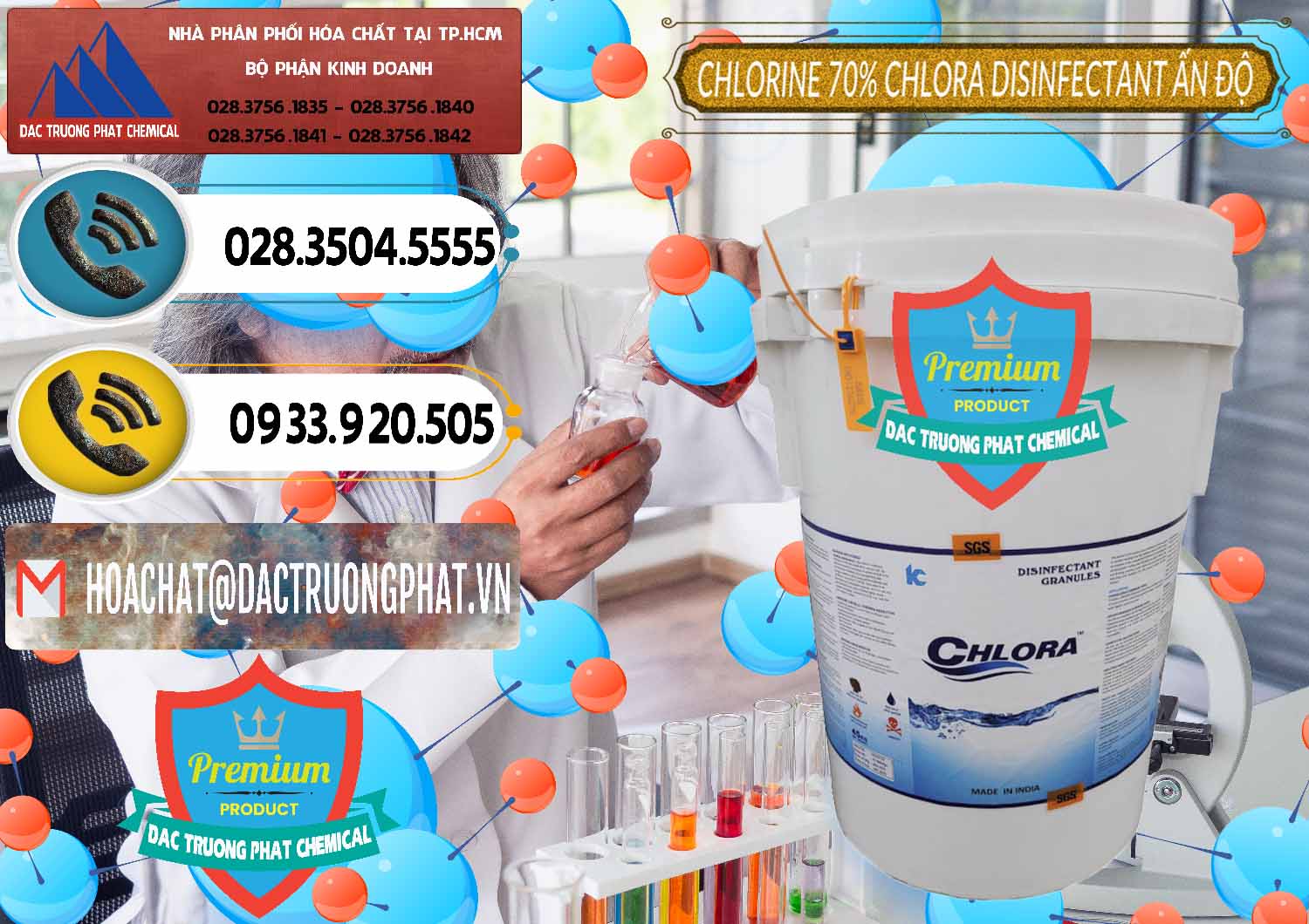 Nơi chuyên cung cấp - bán Chlorine – Clorin 70% Chlora Disinfectant Ấn Độ India - 0213 - Cty cung cấp ( bán ) hóa chất tại TP.HCM - hoachatdetnhuom.vn