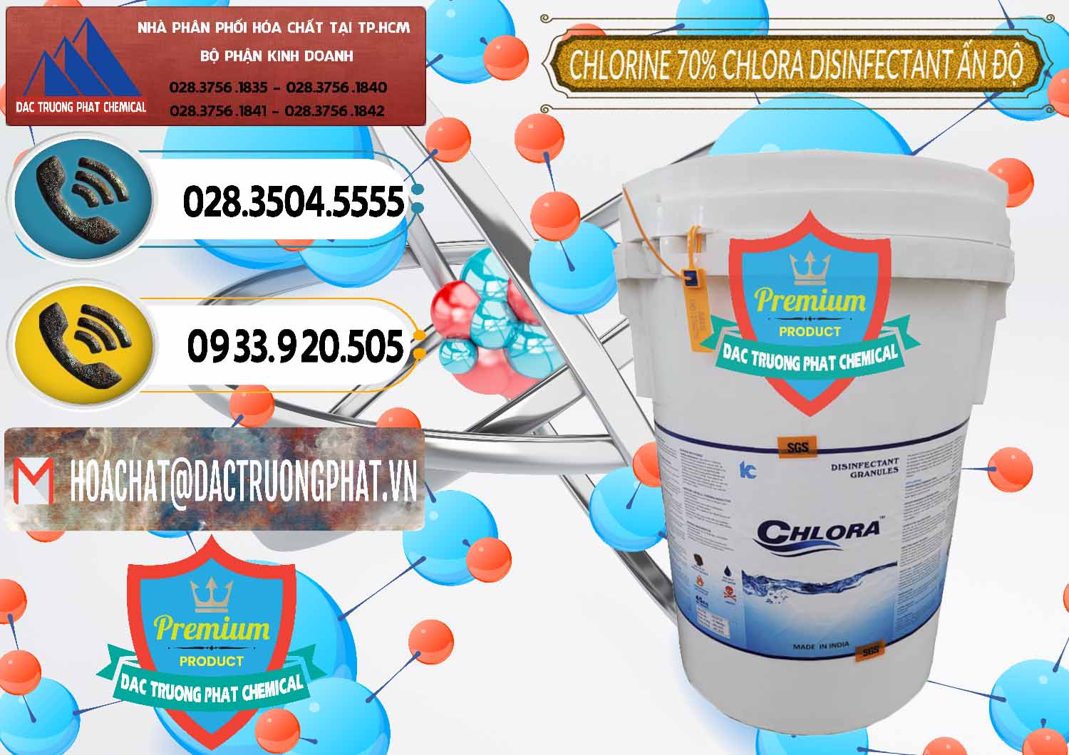 Công ty bán _ phân phối Chlorine – Clorin 70% Chlora Disinfectant Ấn Độ India - 0213 - Đơn vị chuyên phân phối ( bán ) hóa chất tại TP.HCM - hoachatdetnhuom.vn