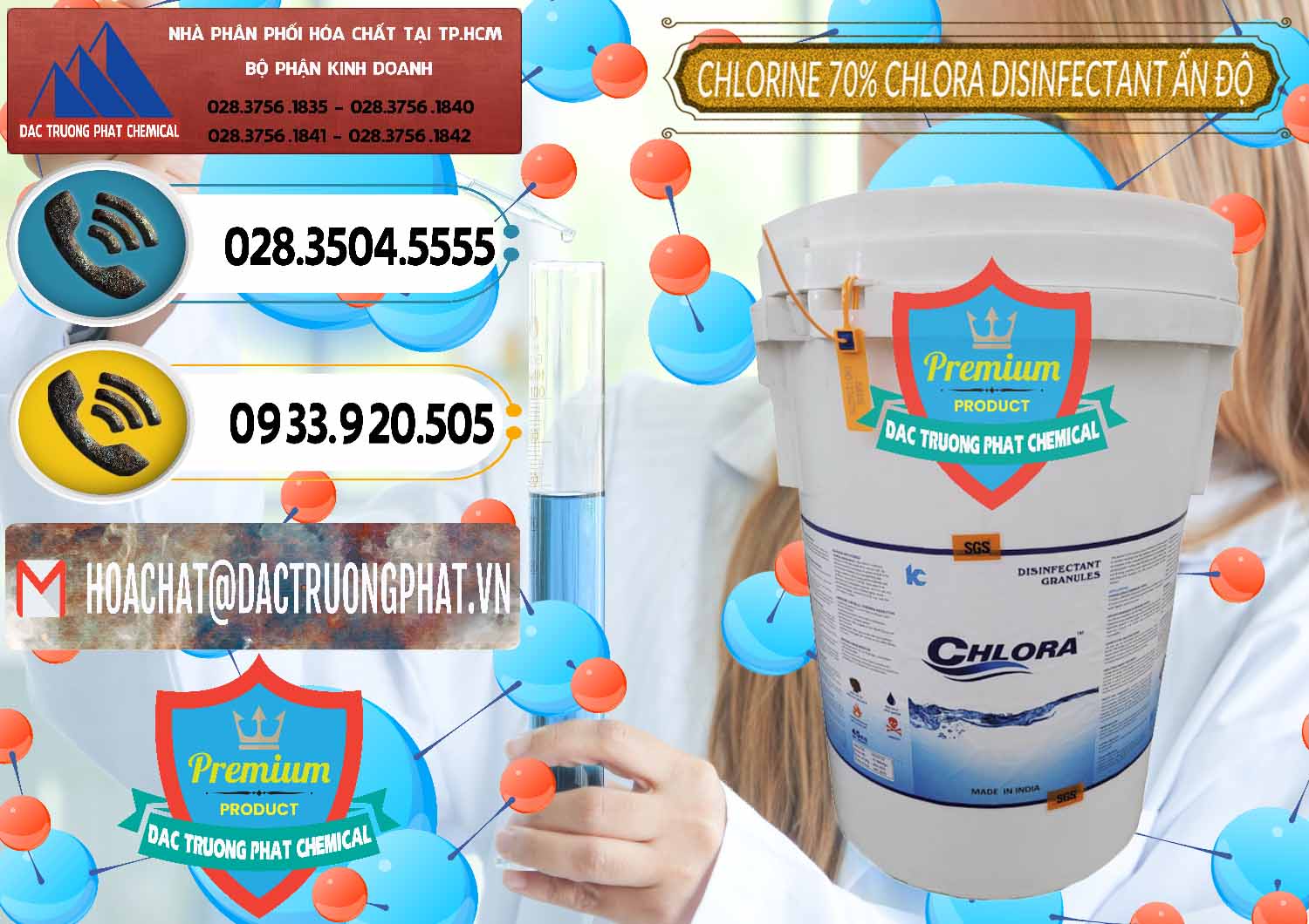Chuyên phân phối _ bán Chlorine – Clorin 70% Chlora Disinfectant Ấn Độ India - 0213 - Bán - phân phối hóa chất tại TP.HCM - hoachatdetnhuom.vn