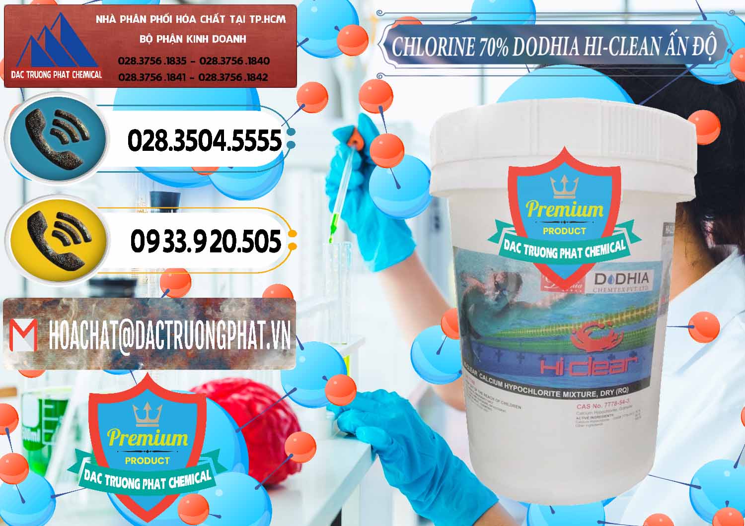 Nơi cung ứng ( bán ) Chlorine – Clorin 70% Dodhia Hi-Clean Ấn Độ India - 0214 - Đơn vị chuyên cung cấp và bán hóa chất tại TP.HCM - hoachatdetnhuom.vn
