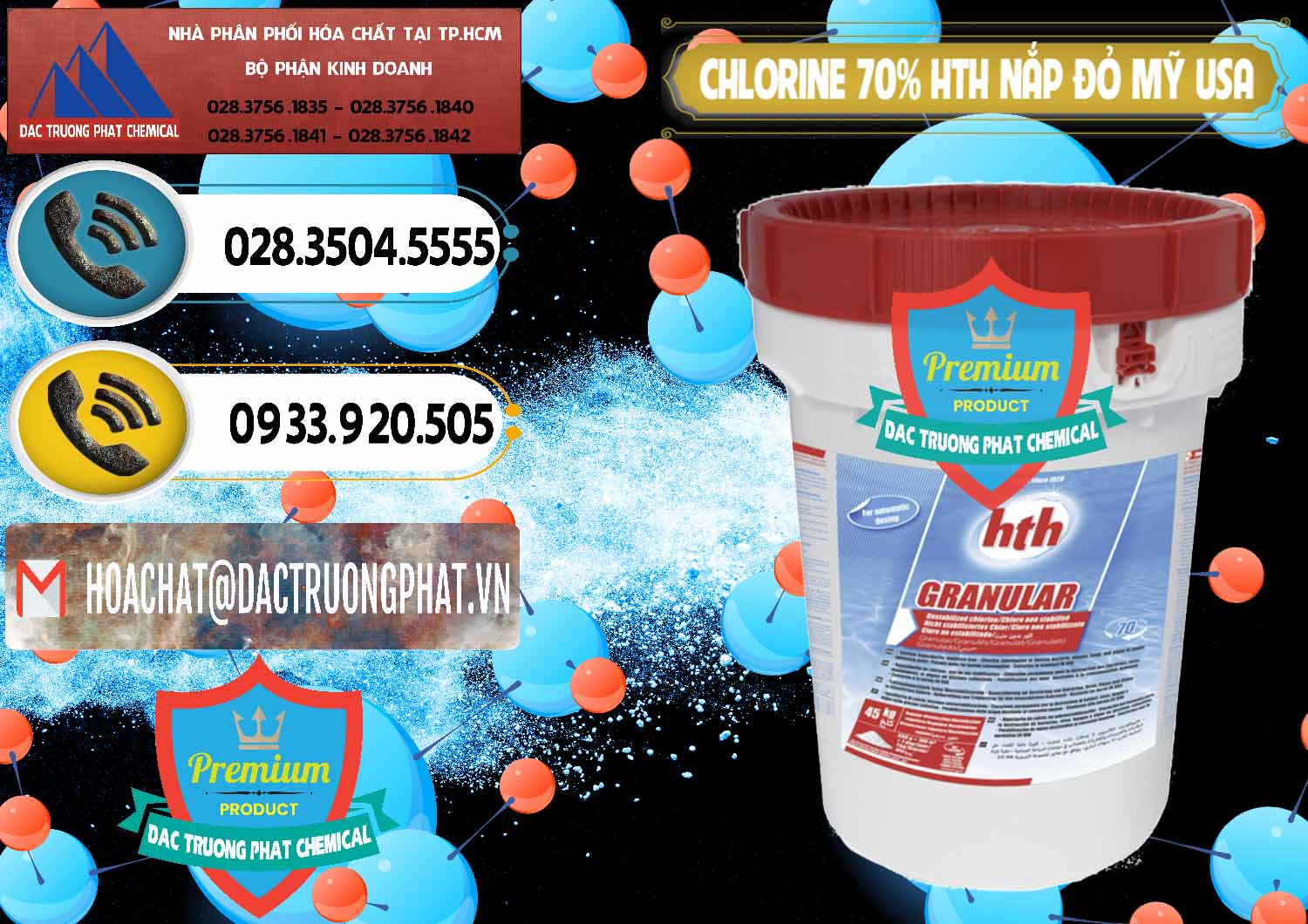 Chuyên cung cấp _ bán Clorin – Chlorine 70% HTH Nắp Đỏ Mỹ Usa - 0244 - Phân phối ( cung ứng ) hóa chất tại TP.HCM - hoachatdetnhuom.vn