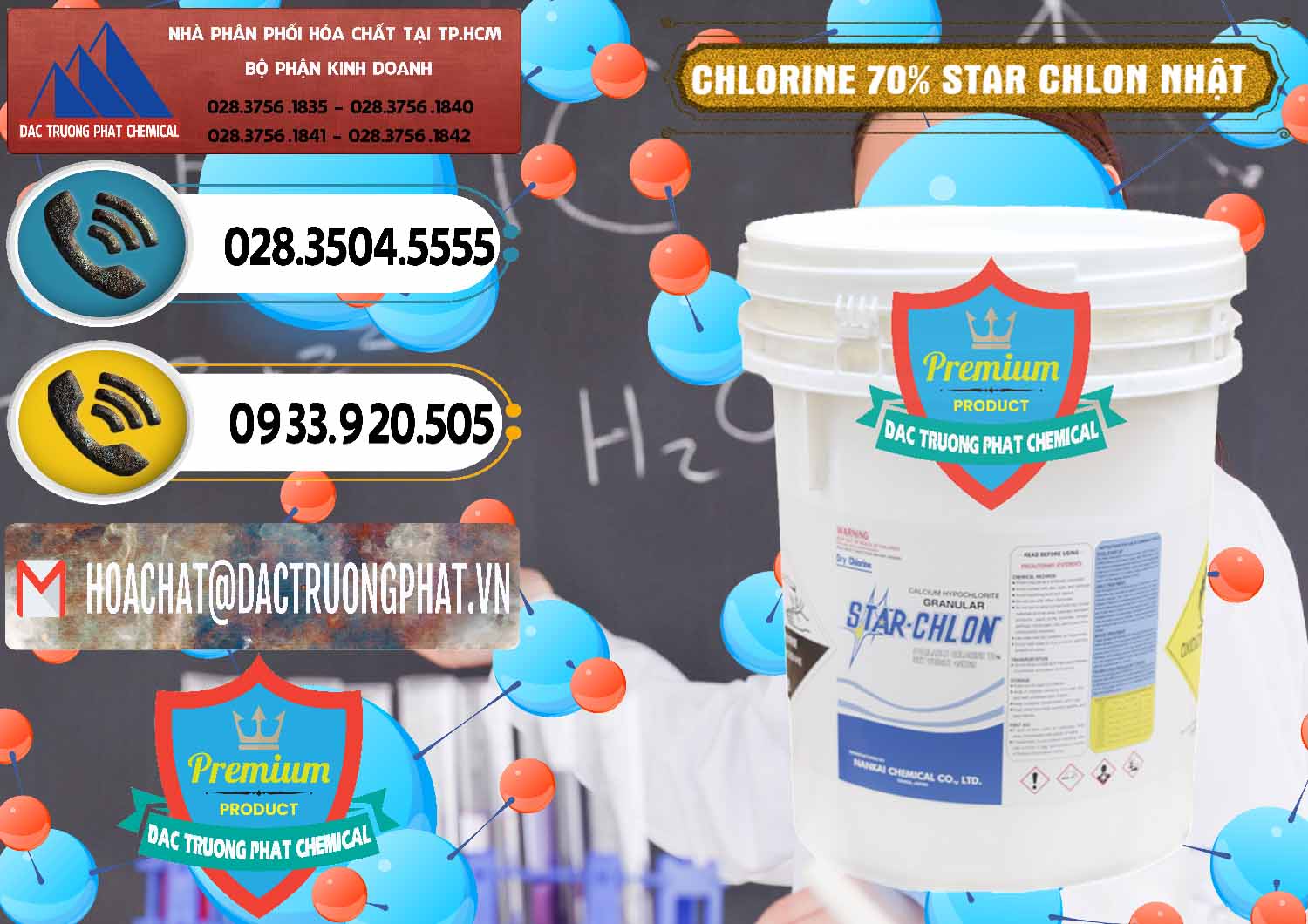Công ty chuyên bán ( cung cấp ) Clorin – Chlorine 70% Star Chlon Nhật Bản Japan - 0243 - Nhà nhập khẩu & cung cấp hóa chất tại TP.HCM - hoachatdetnhuom.vn