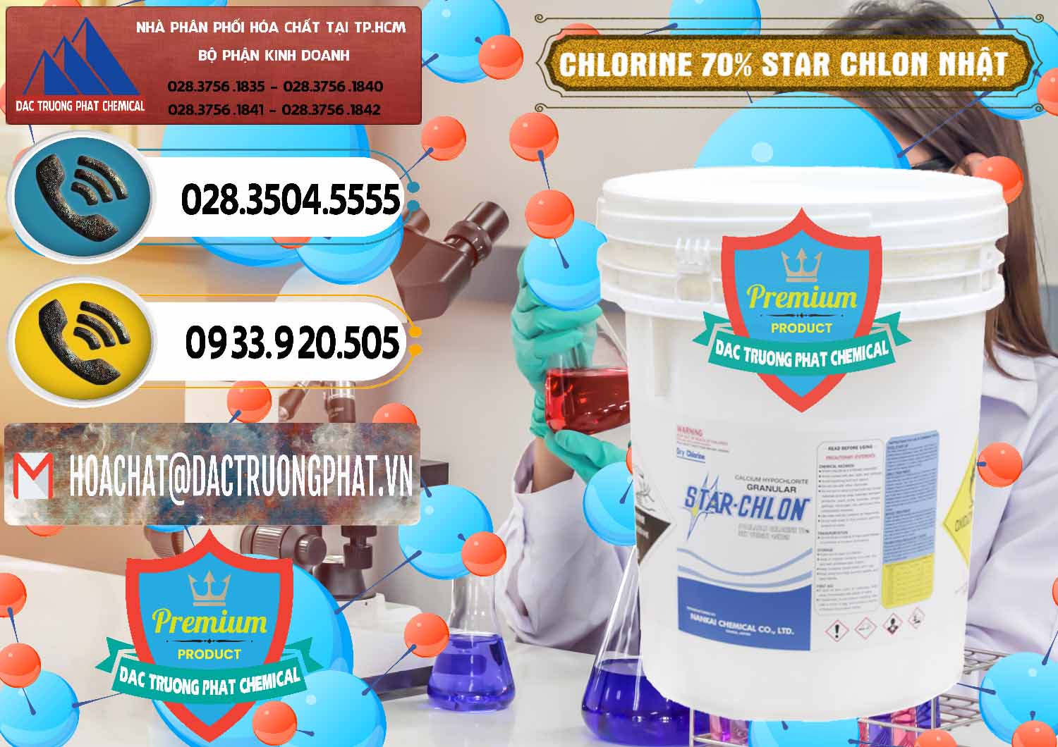 Nơi chuyên nhập khẩu ( bán ) Clorin – Chlorine 70% Star Chlon Nhật Bản Japan - 0243 - Công ty chuyên cung ứng ( phân phối ) hóa chất tại TP.HCM - hoachatdetnhuom.vn