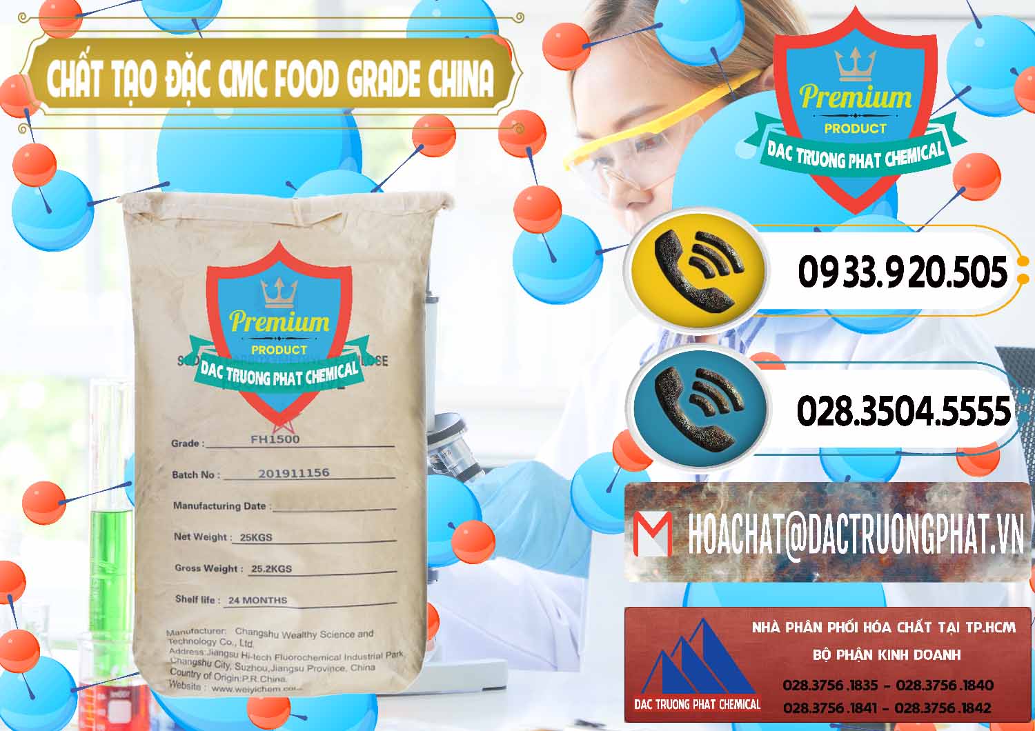 Cty bán - phân phối Chất Tạo Đặc CMC Wealthy Food Grade Trung Quốc China - 0426 - Đơn vị chuyên phân phối ( cung ứng ) hóa chất tại TP.HCM - hoachatdetnhuom.vn