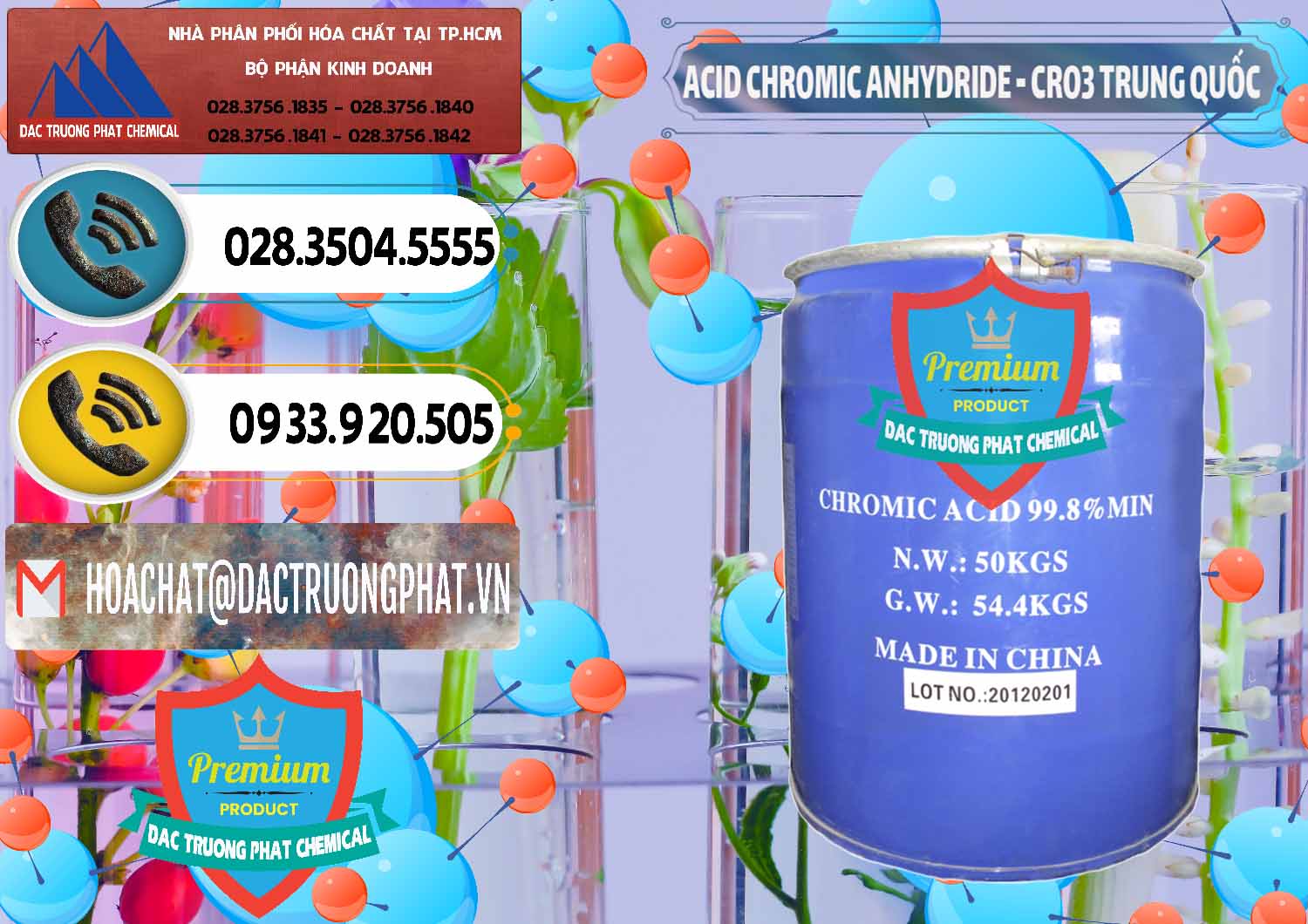 Cty cung ứng và bán Acid Chromic Anhydride - Cromic CRO3 Trung Quốc China - 0007 - Cung ứng ( phân phối ) hóa chất tại TP.HCM - hoachatdetnhuom.vn