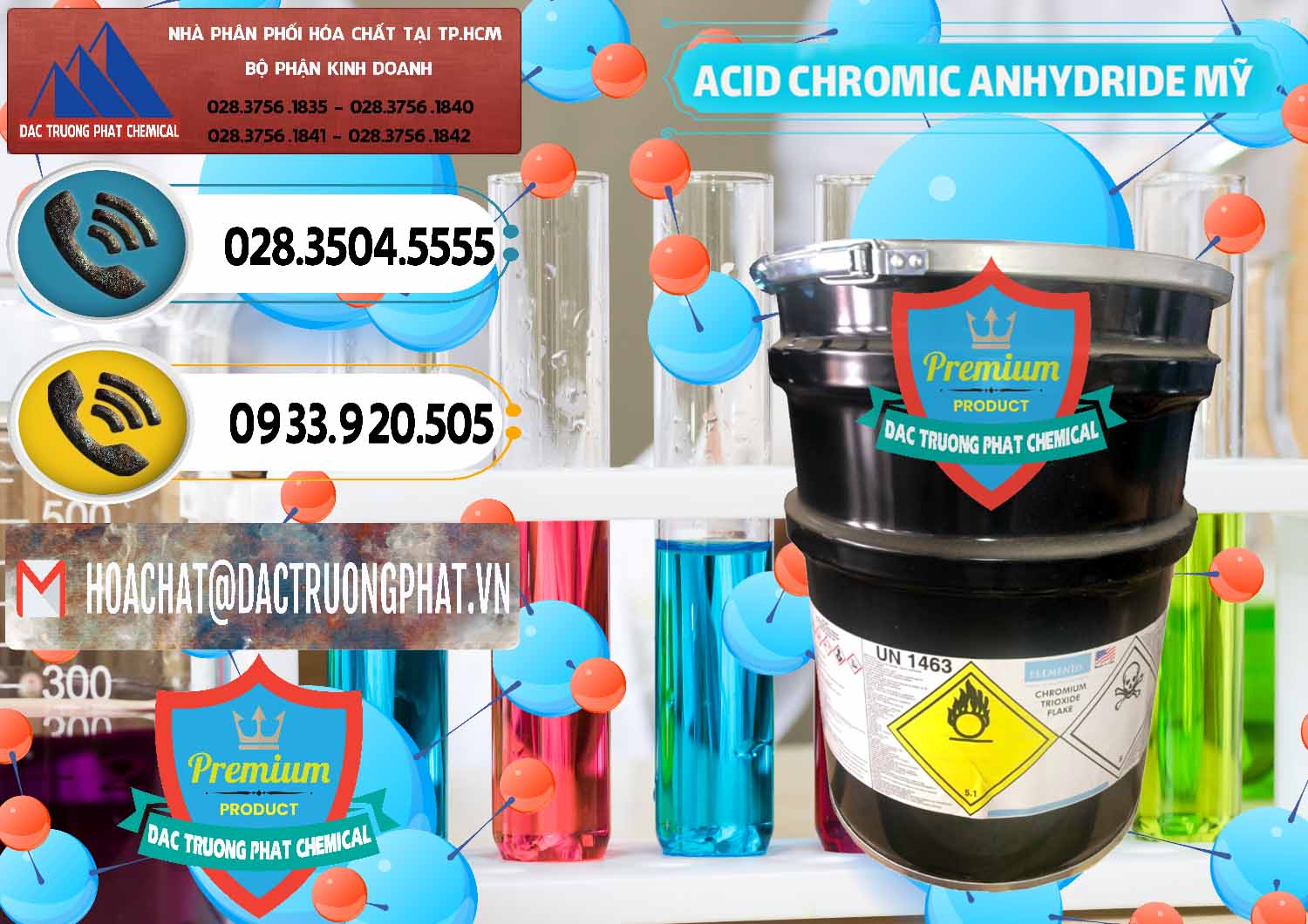 Cung ứng _ bán Acid Chromic Anhydride - Cromic CRO3 USA Mỹ - 0364 - Chuyên bán và phân phối hóa chất tại TP.HCM - hoachatdetnhuom.vn