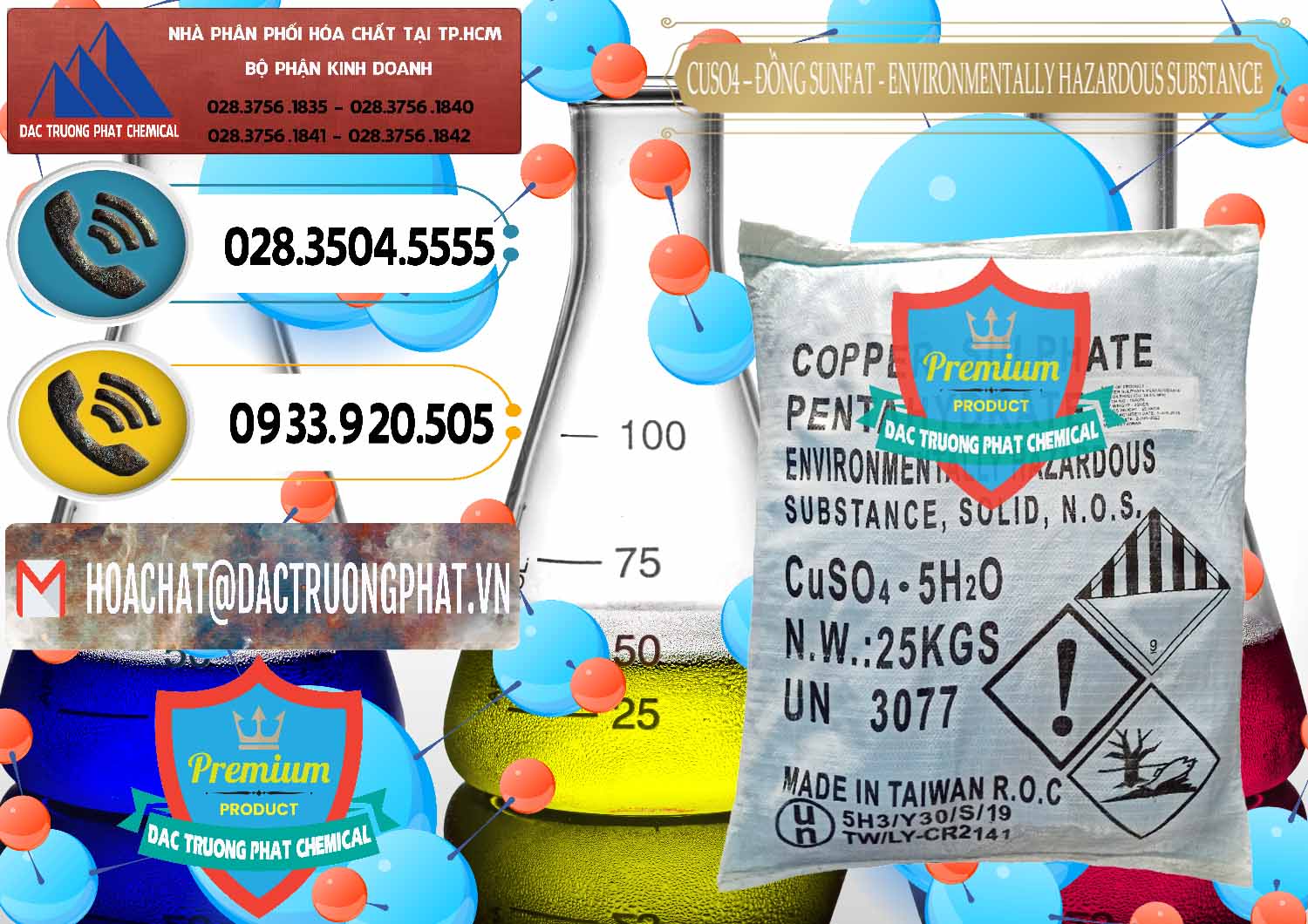 Đơn vị chuyên bán và cung cấp CuSO4 – Đồng Sunfat Đài Loan Taiwan - 0059 - Đơn vị chuyên bán _ phân phối hóa chất tại TP.HCM - hoachatdetnhuom.vn