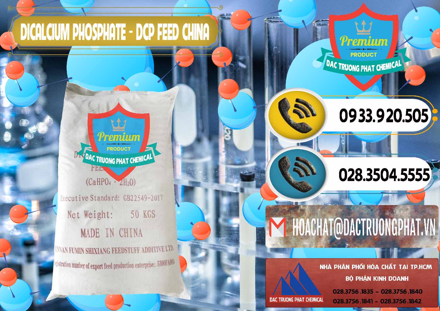 Cty nhập khẩu - bán Dicalcium Phosphate - DCP Feed Grade Trung Quốc China - 0296 - Nơi chuyên cung cấp ( nhập khẩu ) hóa chất tại TP.HCM - hoachatdetnhuom.vn