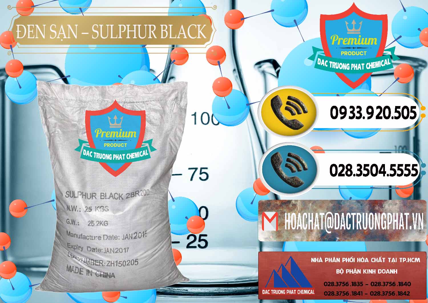 Cty nhập khẩu và bán Đen Sạn – Sulphur Black Trung Quốc China - 0062 - Chuyên phân phối - nhập khẩu hóa chất tại TP.HCM - hoachatdetnhuom.vn