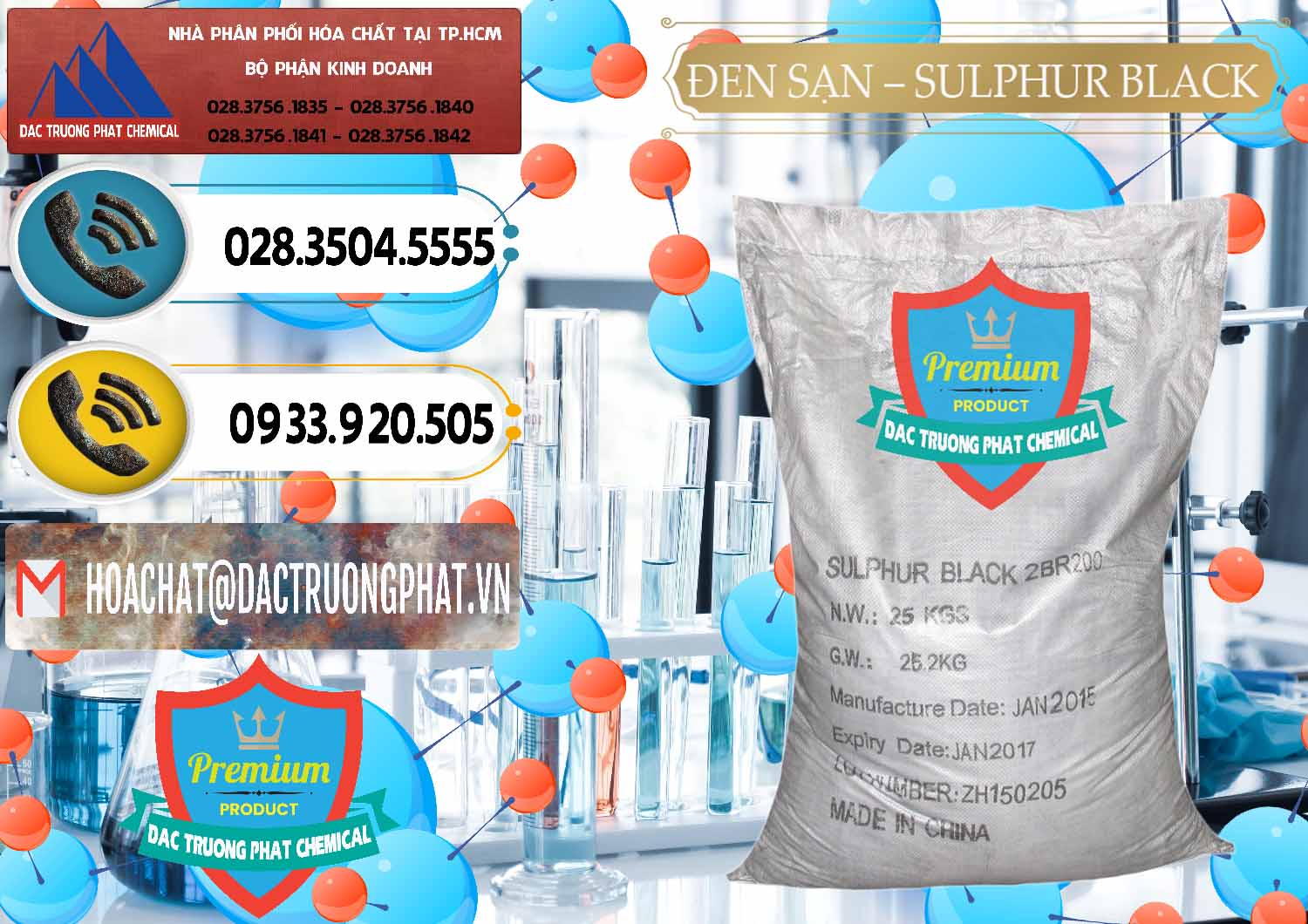 Nơi chuyên bán _ cung cấp Đen Sạn – Sulphur Black Trung Quốc China - 0062 - Nơi nhập khẩu và phân phối hóa chất tại TP.HCM - hoachatdetnhuom.vn