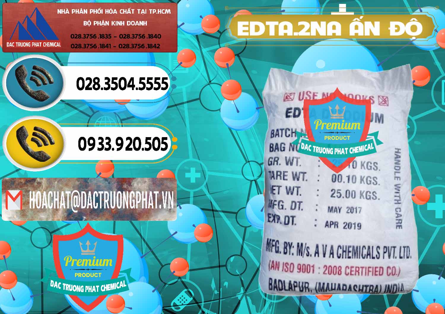 Nơi bán & cung ứng EDTA.2NA - Ethylendiamin Tetraacetic Ấn Độ India - 0416 - Chuyên phân phối _ nhập khẩu hóa chất tại TP.HCM - hoachatdetnhuom.vn