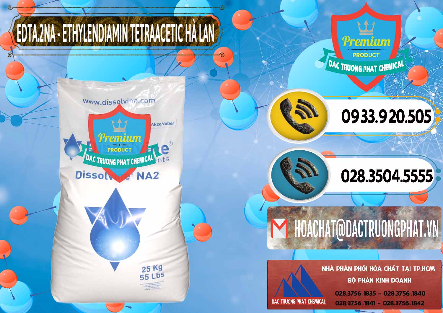 Địa chỉ chuyên kinh doanh > bán Hóa chất Powder Axit Etylendiamin Tetraaxetic # E.D.T.A Dissolvine Hà Lan tại Trà Vinh Nơi chuyên nhập khẩu & bán EDTA.2NA - Ethylendiamin Tetraacetic Dissolvine Hà Lan Netherlands - 0064 - Cty cung ứng ( phân phối ) hóa chất tại TP.HCM - hoachatdetnhuom.vn