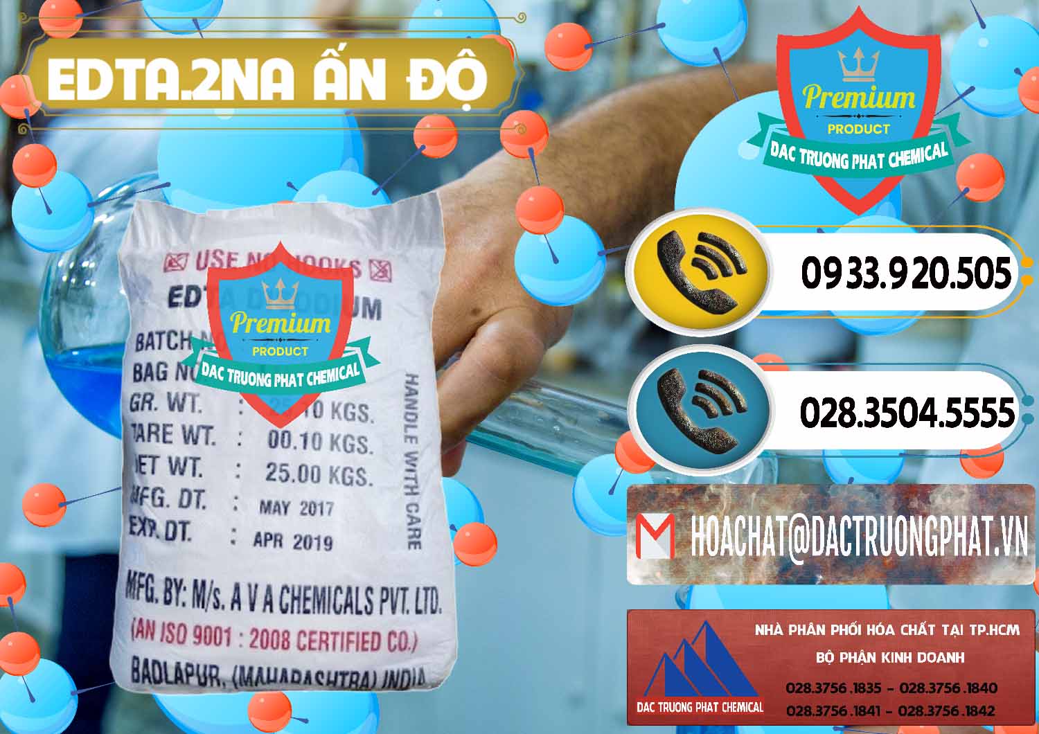 Nơi chuyên phân phối - bán EDTA.2NA - Ethylendiamin Tetraacetic Ấn Độ India - 0416 - Nơi chuyên bán _ cung cấp hóa chất tại TP.HCM - hoachatdetnhuom.vn