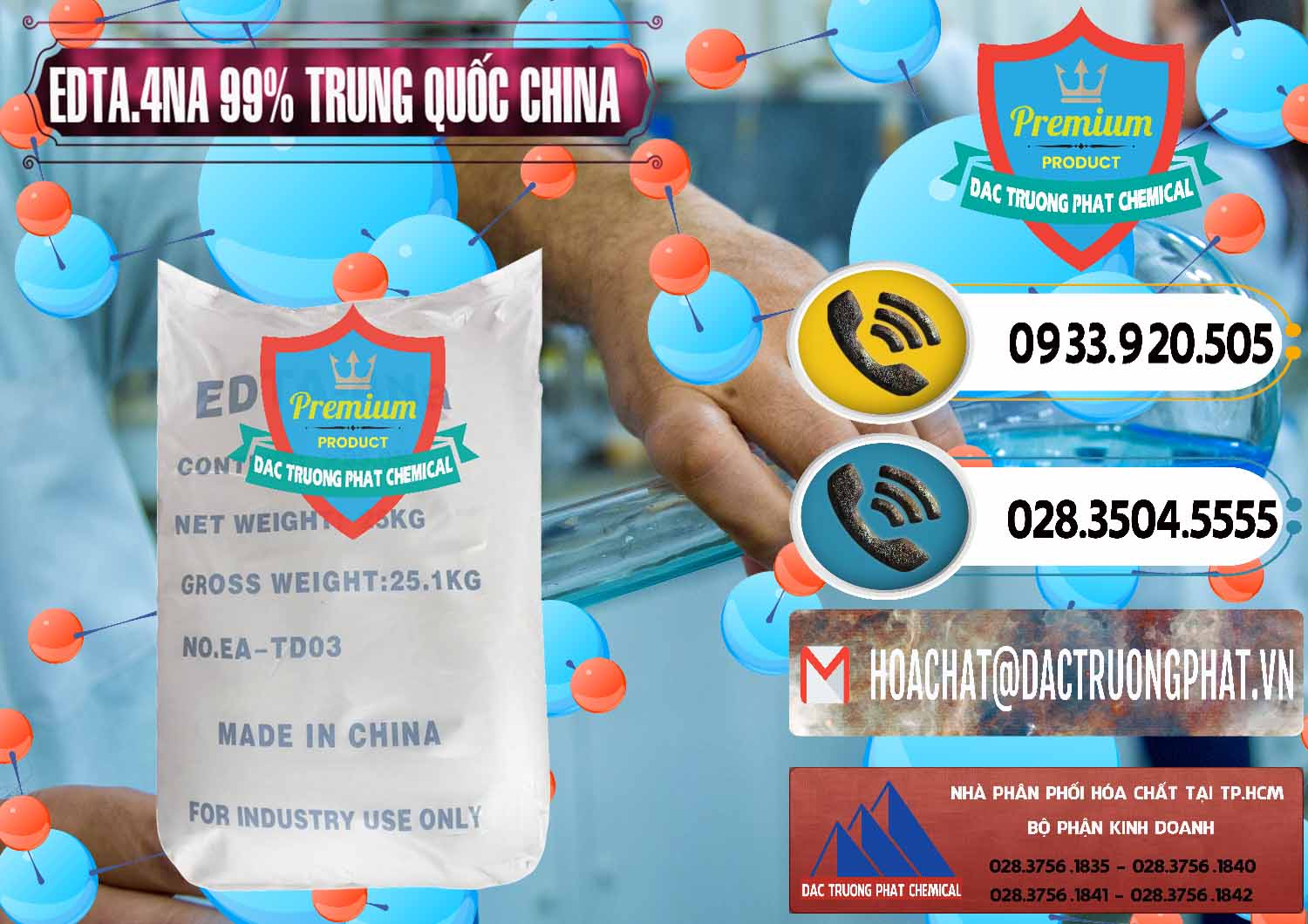Đơn vị kinh doanh & bán EDTA.4NA - EDTA Muối 99% Trung Quốc China - 0292 - Công ty cung cấp - phân phối hóa chất tại TP.HCM - hoachatdetnhuom.vn