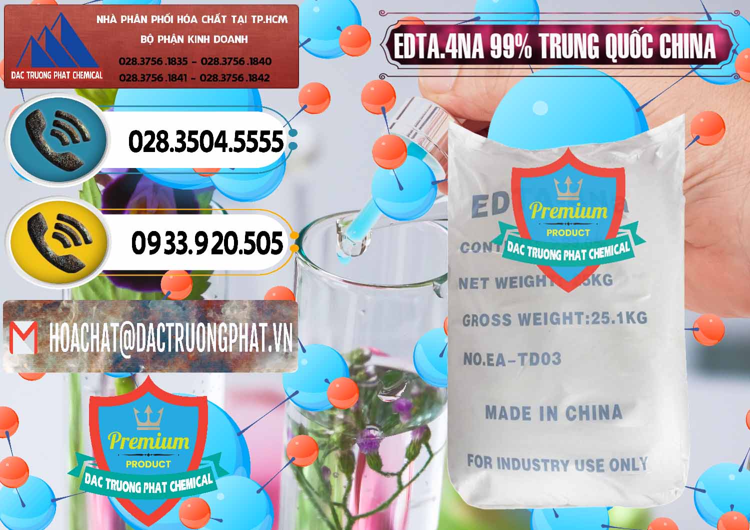 Công ty cung cấp và bán EDTA.4NA - EDTA Muối 99% Trung Quốc China - 0292 - Đơn vị cung cấp & kinh doanh hóa chất tại TP.HCM - hoachatdetnhuom.vn