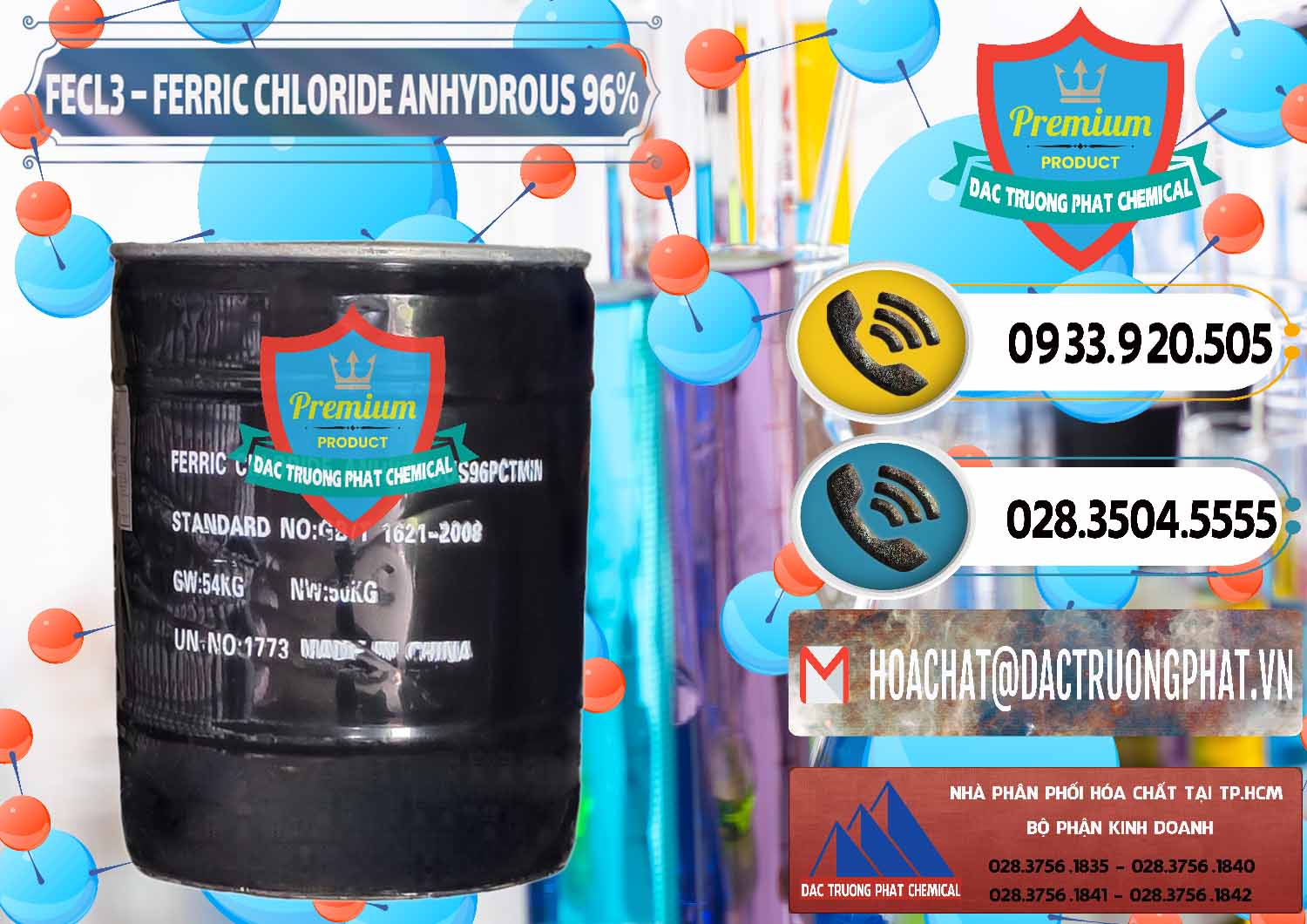 Công ty chuyên phân phối _ bán FECL3 – Ferric Chloride Anhydrous 96% Trung Quốc China - 0065 - Nơi chuyên phân phối và cung ứng hóa chất tại TP.HCM - hoachatdetnhuom.vn
