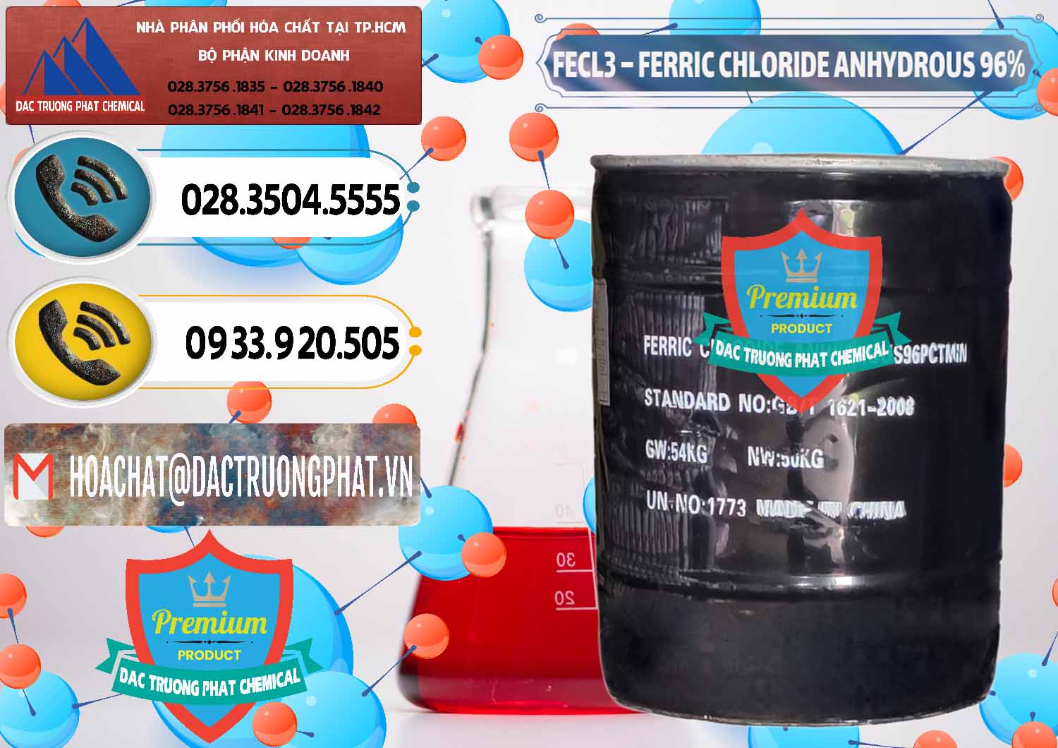 Công ty chuyên cung cấp & bán FECL3 – Ferric Chloride Anhydrous 96% Trung Quốc China - 0065 - Nơi nhập khẩu ( cung cấp ) hóa chất tại TP.HCM - hoachatdetnhuom.vn